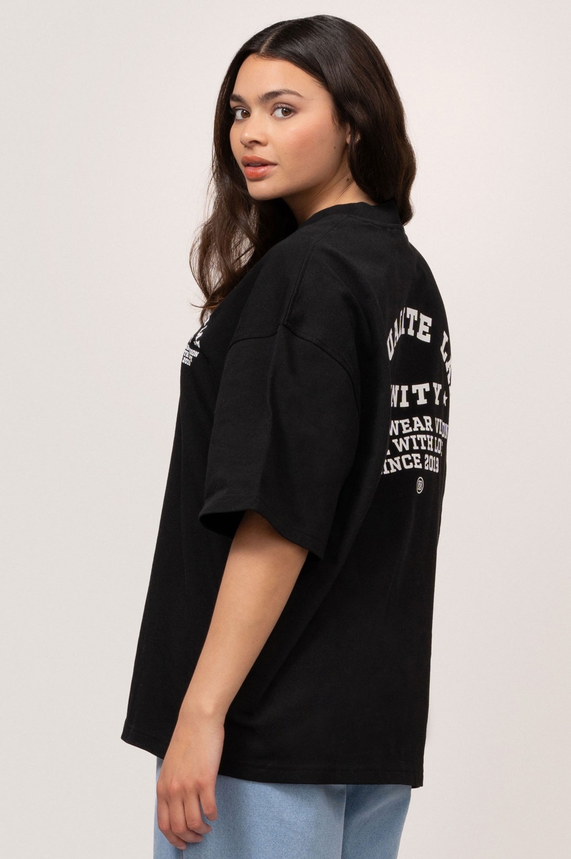 LUCIUS BOXY TEE | BLACK