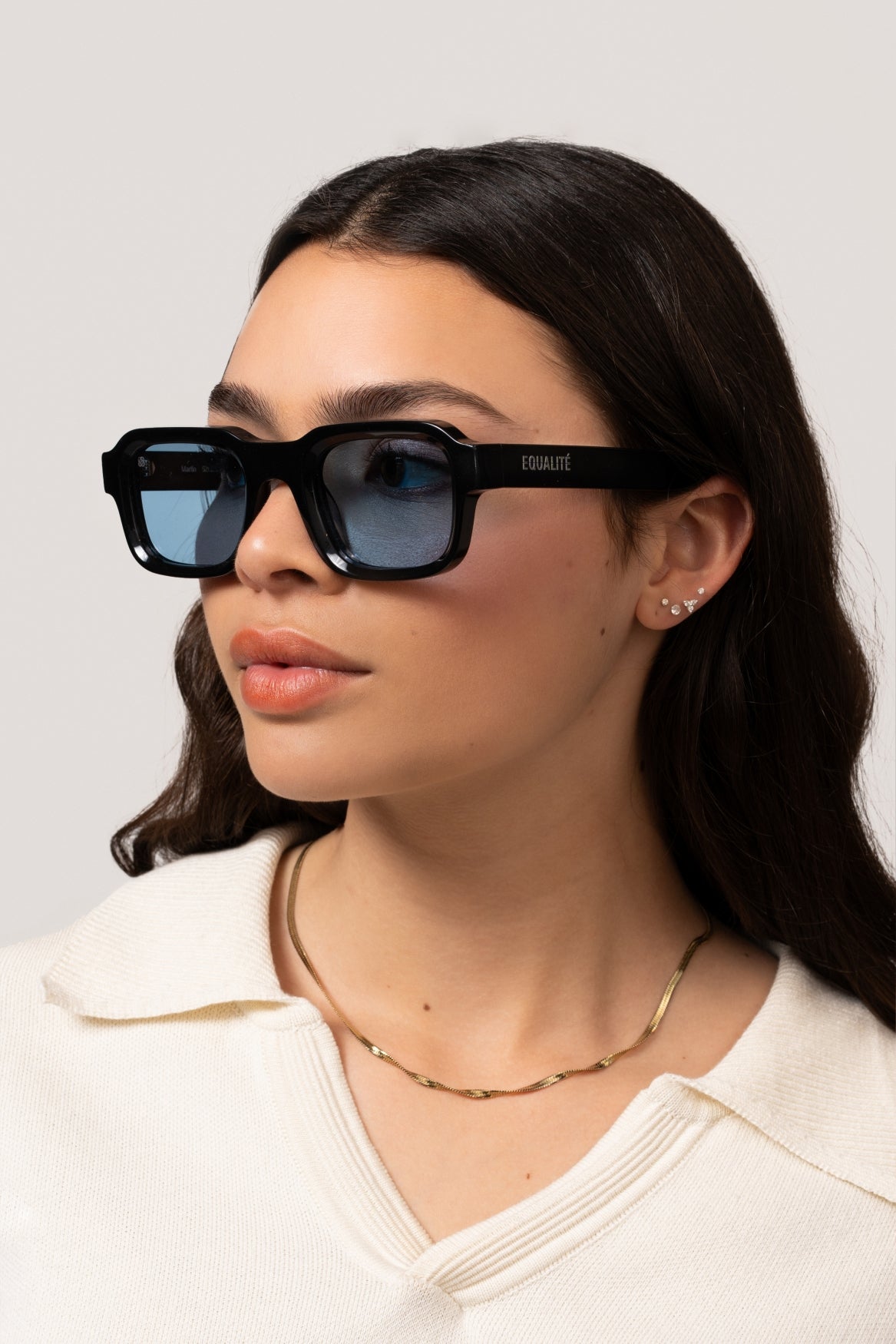 MARTIN SUNGLASSES | BLACK & BLUE