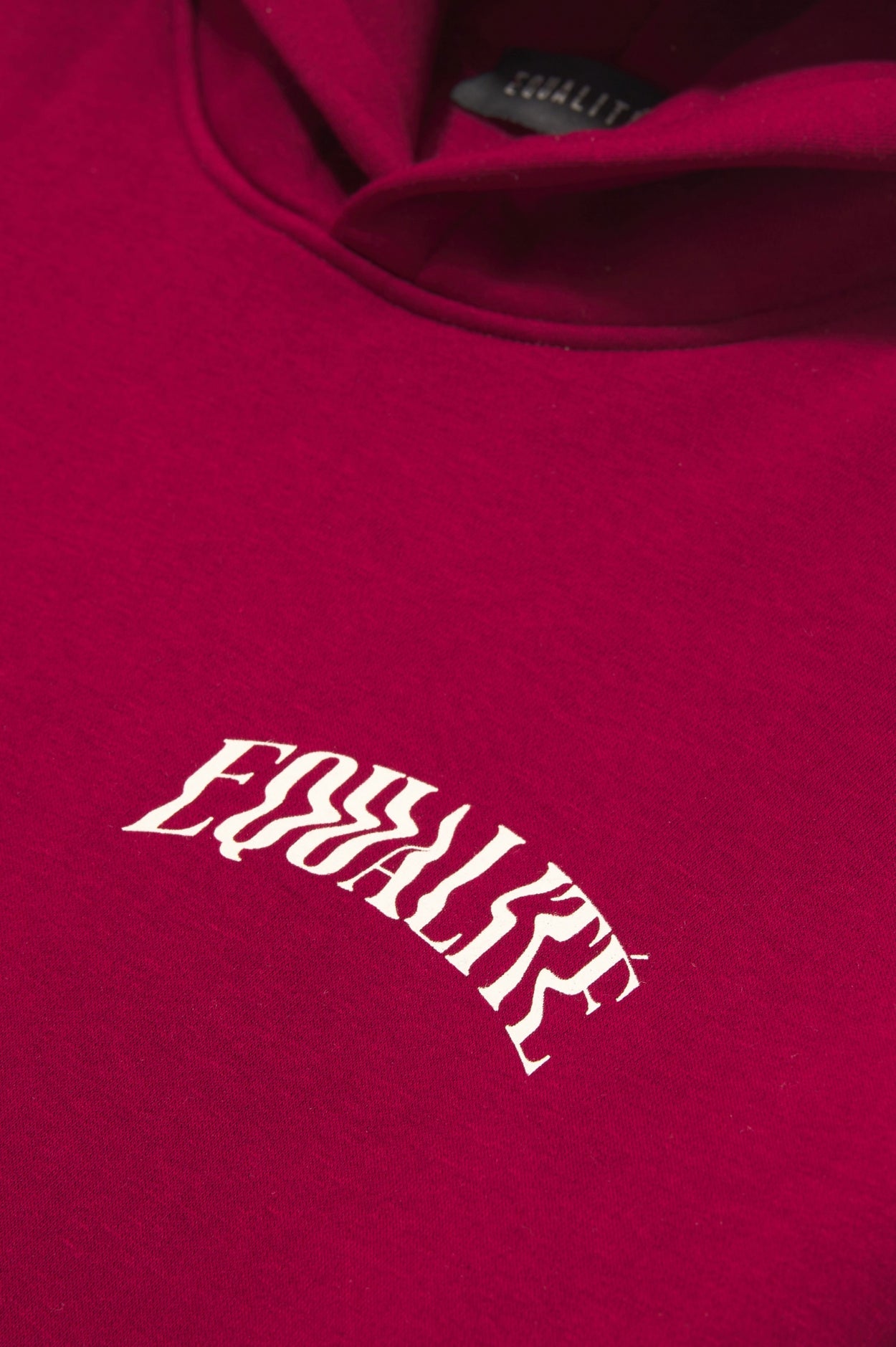 MAU OVERSIZED HOODIE | BURGUNDY