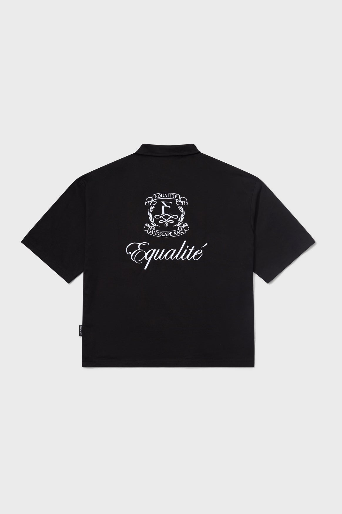 OASIS OVERSIZED POLO | BLACK