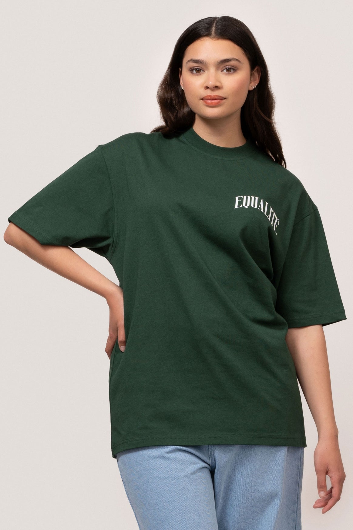 OLIVER OVERSIZED TEE | GREEN