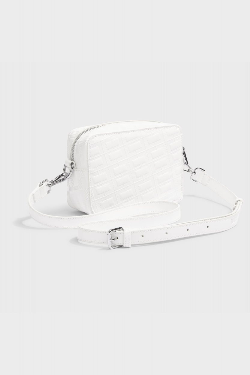 PATTERN MESSENGER BAG | WHITE
