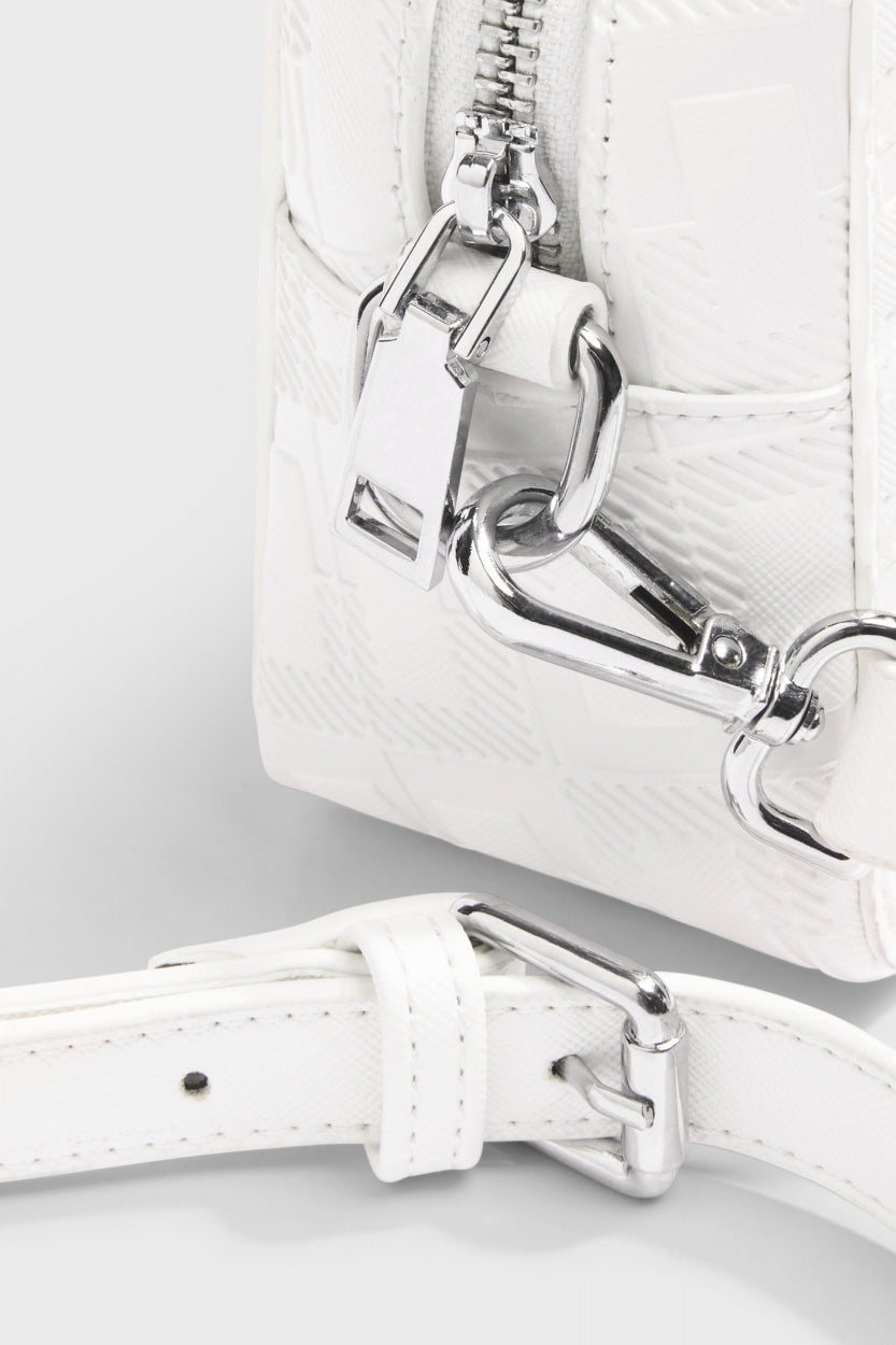 PATTERN MESSENGER BAG | WHITE