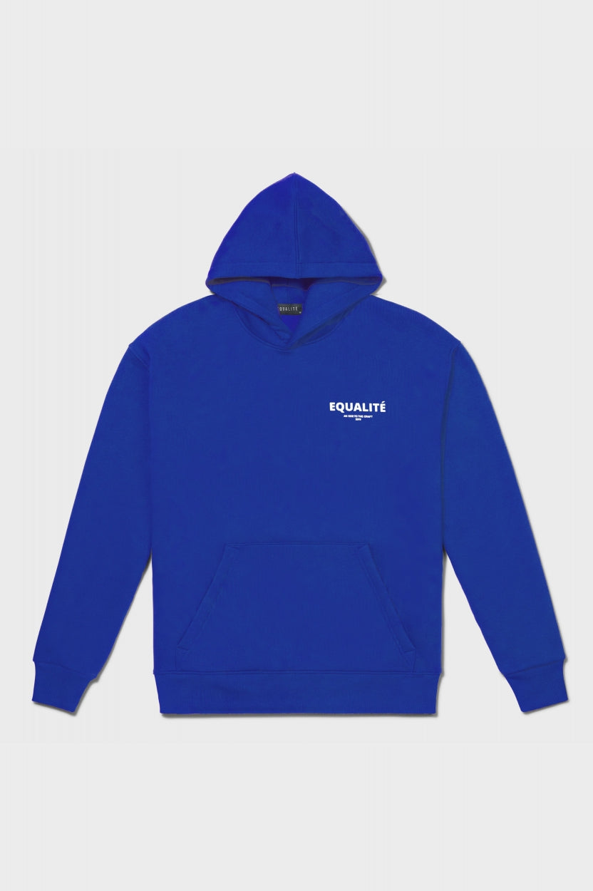 PIERE OVERSIZED HOODIE | BLUE