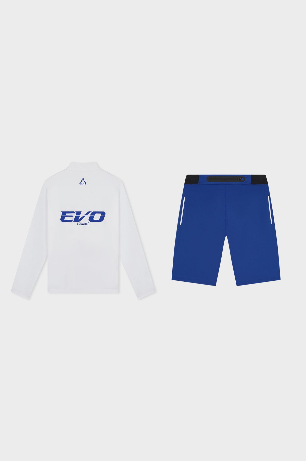 EVO QUATERZIP TIGHT SET | WHITE & BLUE