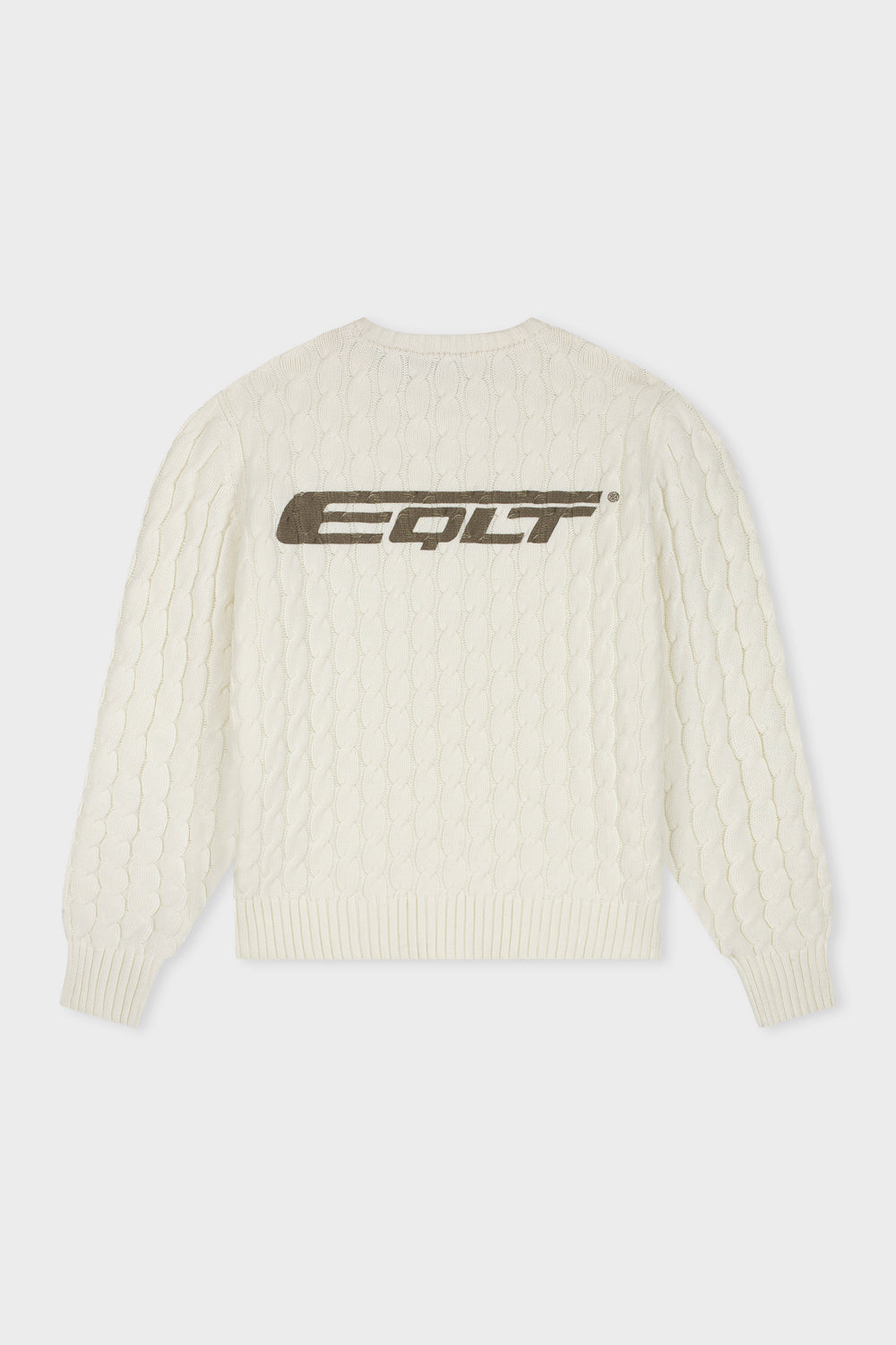 ROPE COLLEGE KNIT SWEATER | OFF-WHITE