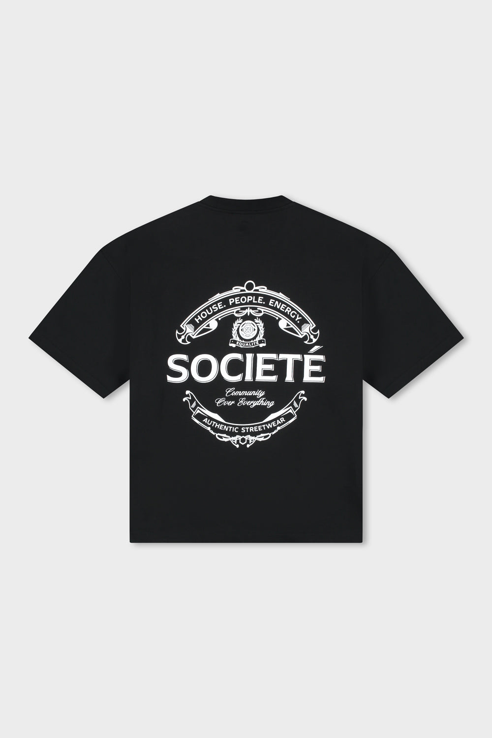 SLIP BOXY TEE | BLACK