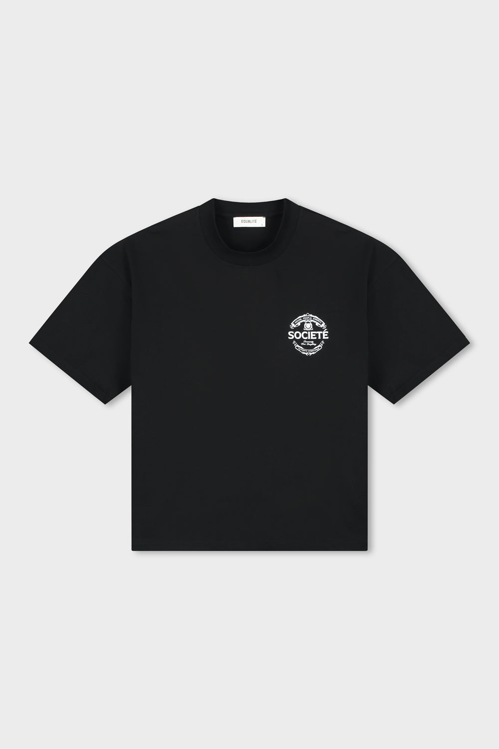 SLIP BOXY TEE | BLACK