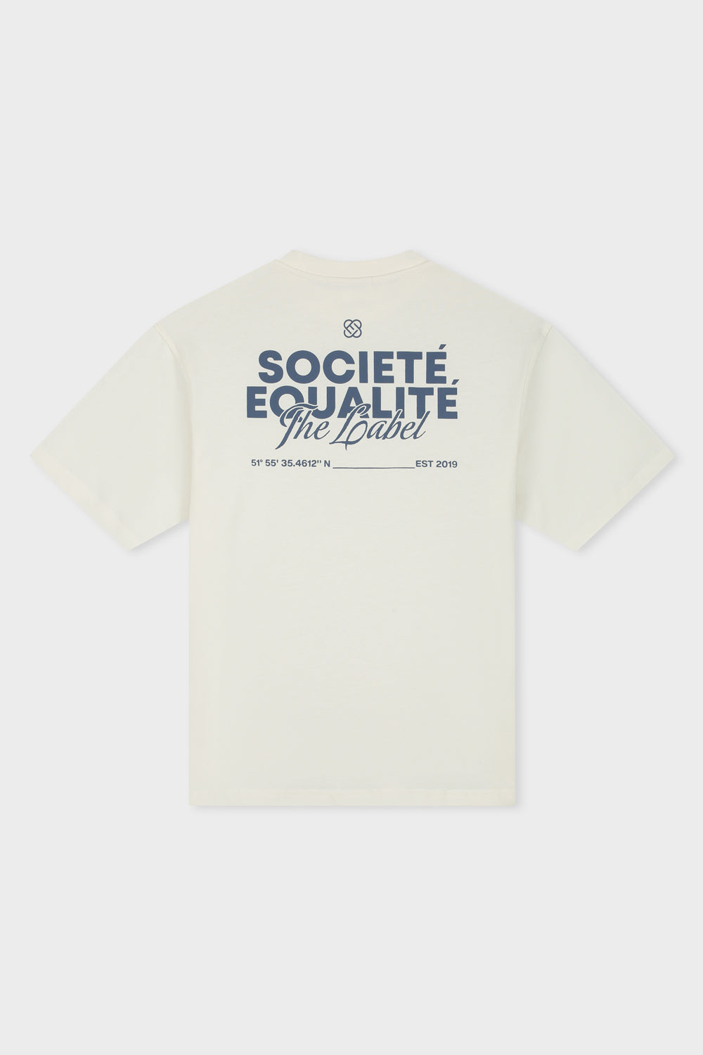 SOCIETÉ 2.0 OVERSIZED TEE | OFF-WHITE & NAVY