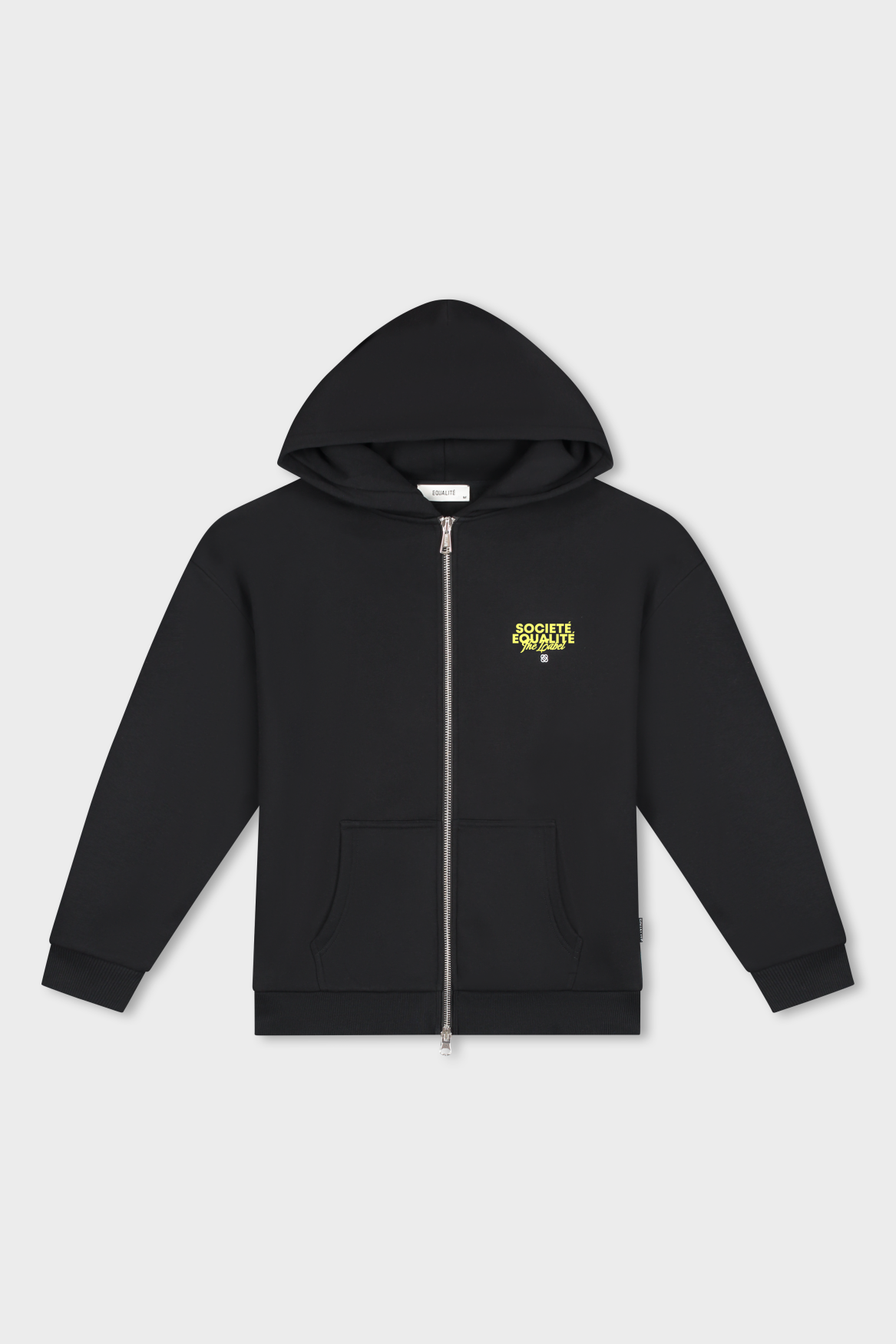 SOCIETÉ 2.0 FULL ZIP HOODIE | BLACK - Equalité