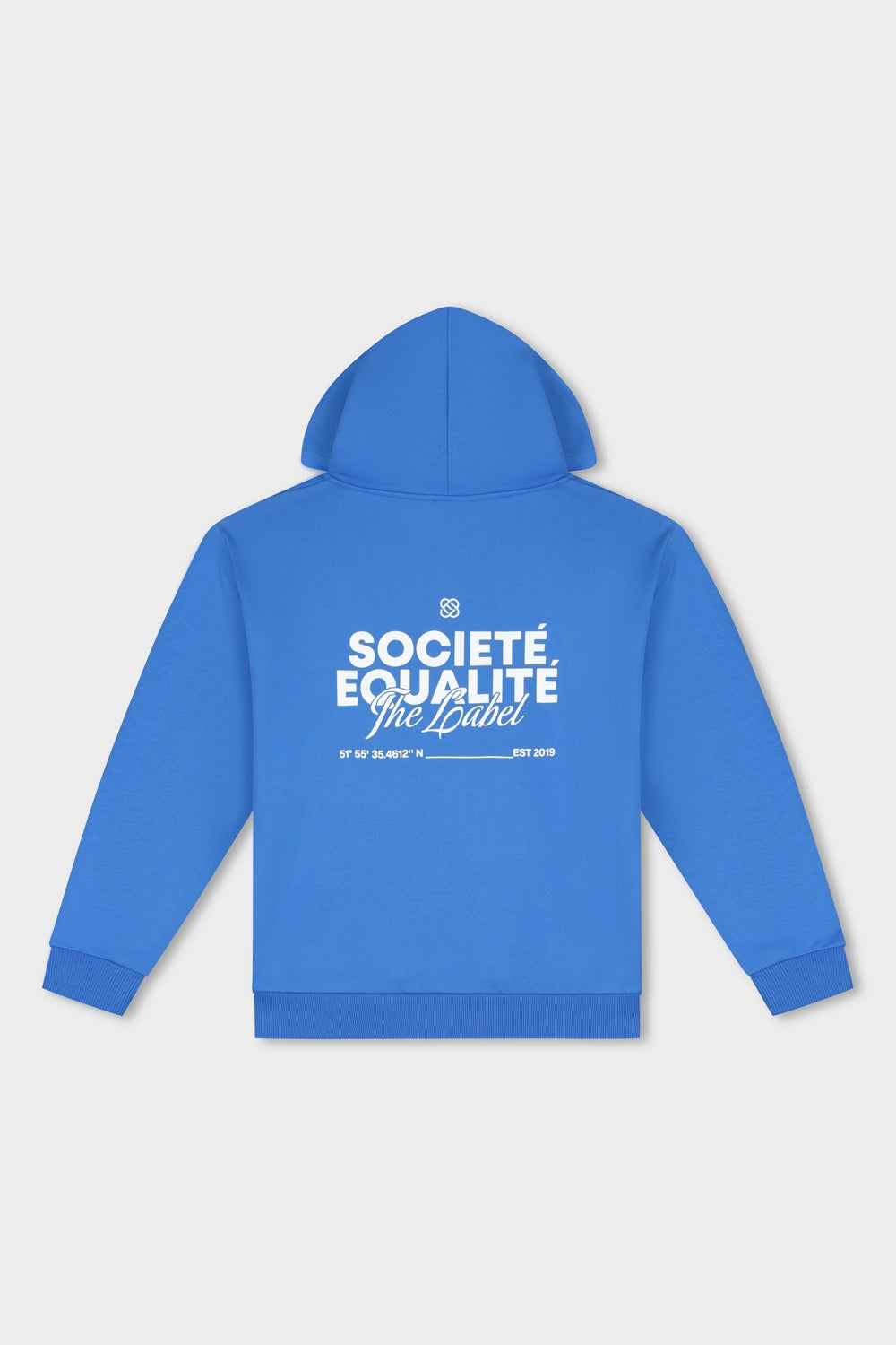 SOCIETE OVERSIZED FULL ZIP HOODIE | BLUE