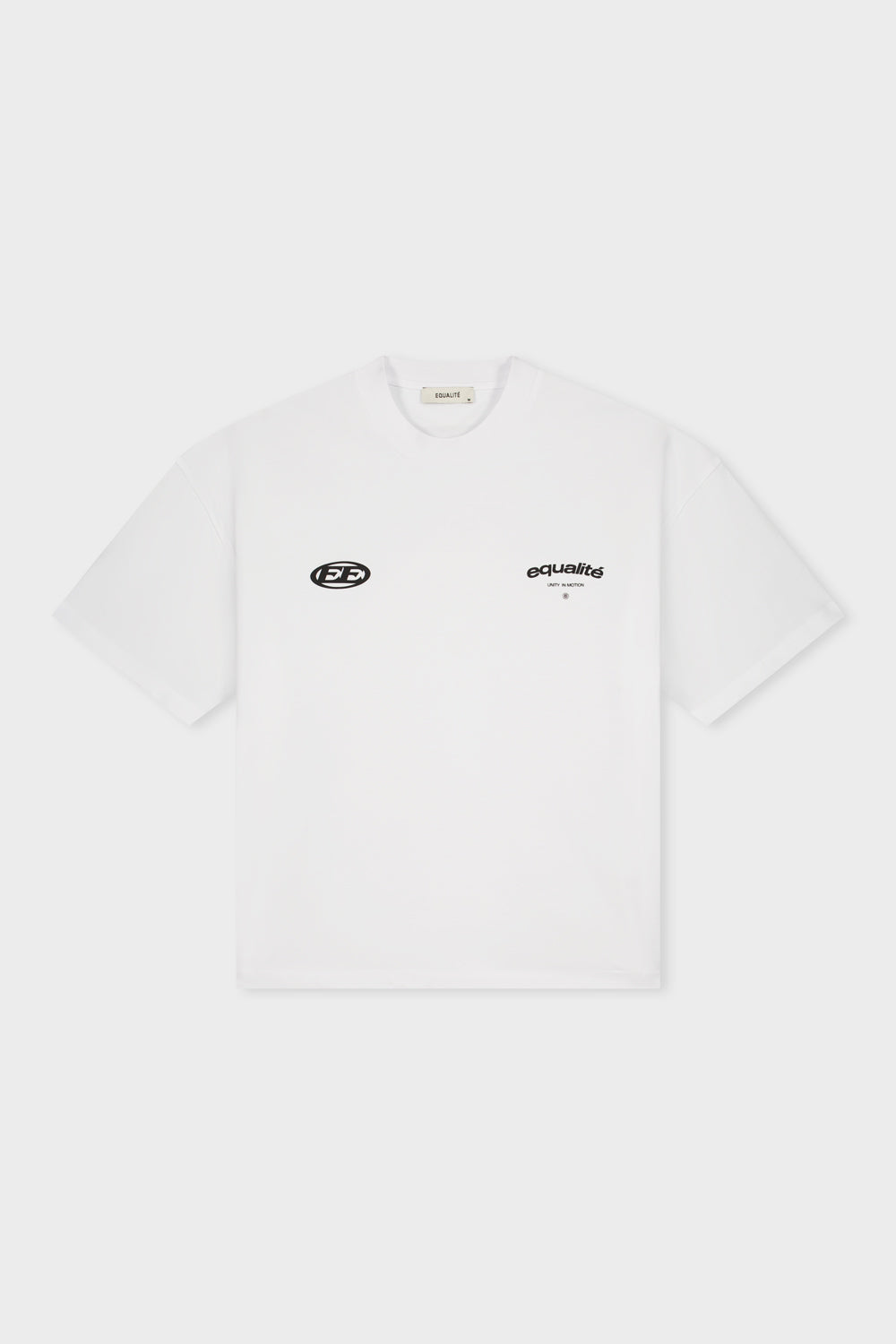 STAY EQUAL BOXY TEE | WHITE