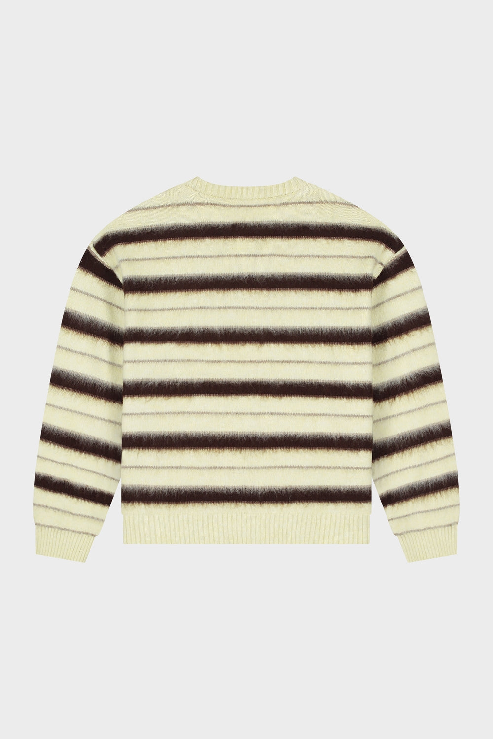 STRIPE KNIT SWEATER | YELLOW & BROWN