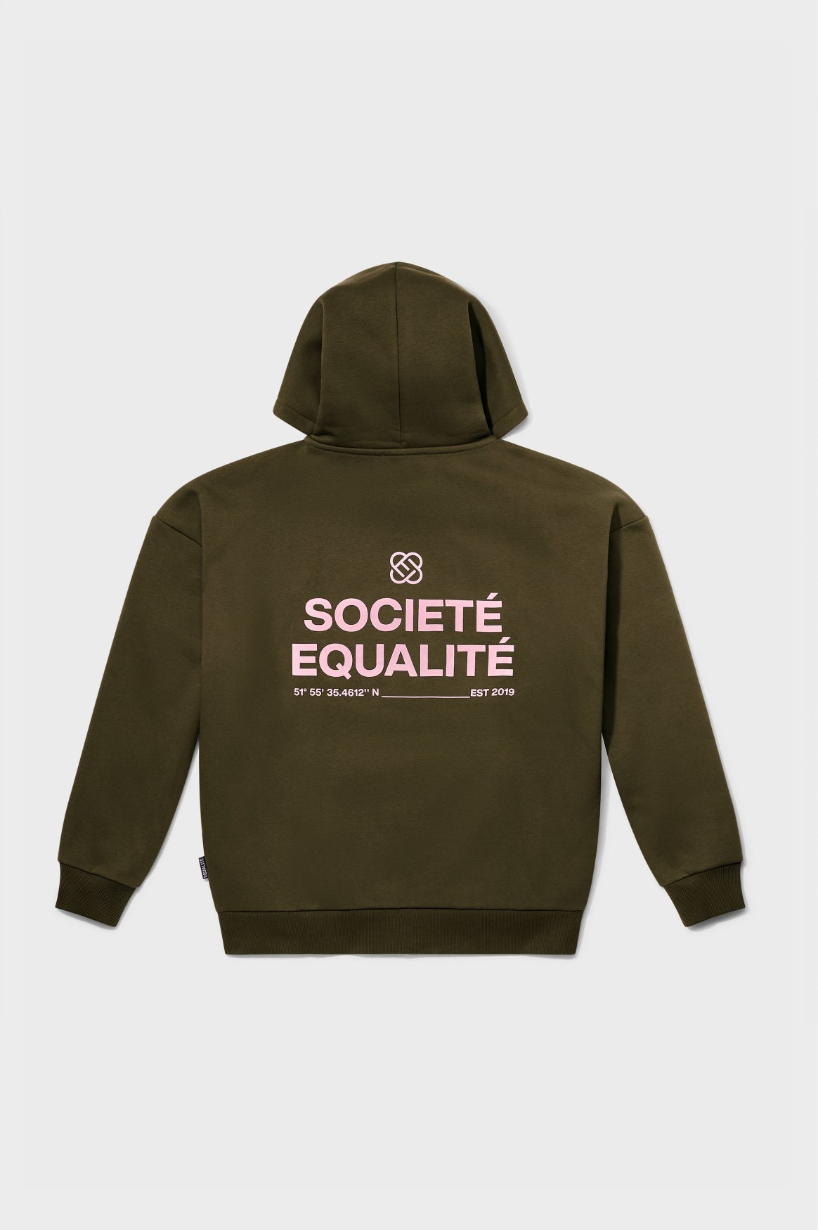 Societé Oversized Full Zip Hoodie | Army