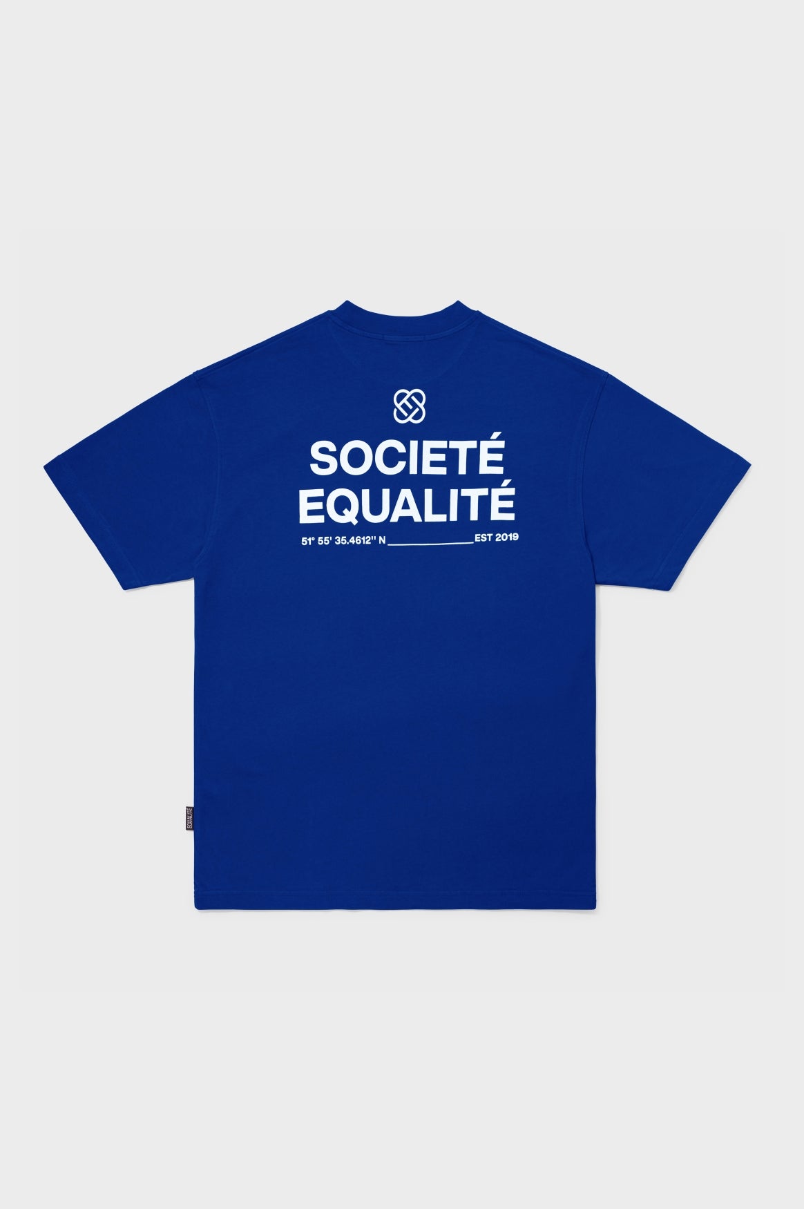 SOCIETÉ OVERSIZED TEE | BLUE & WHITE
