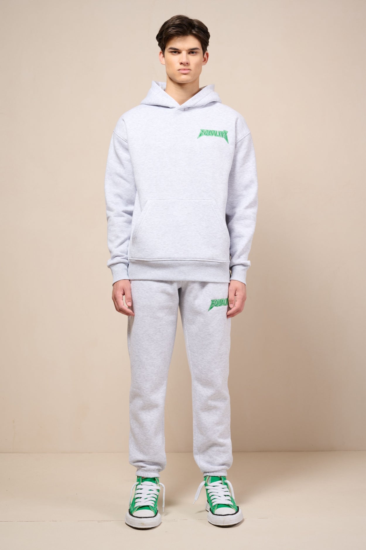 SPACE OVERSIZED TRACKSUIT | GREY MELANGE