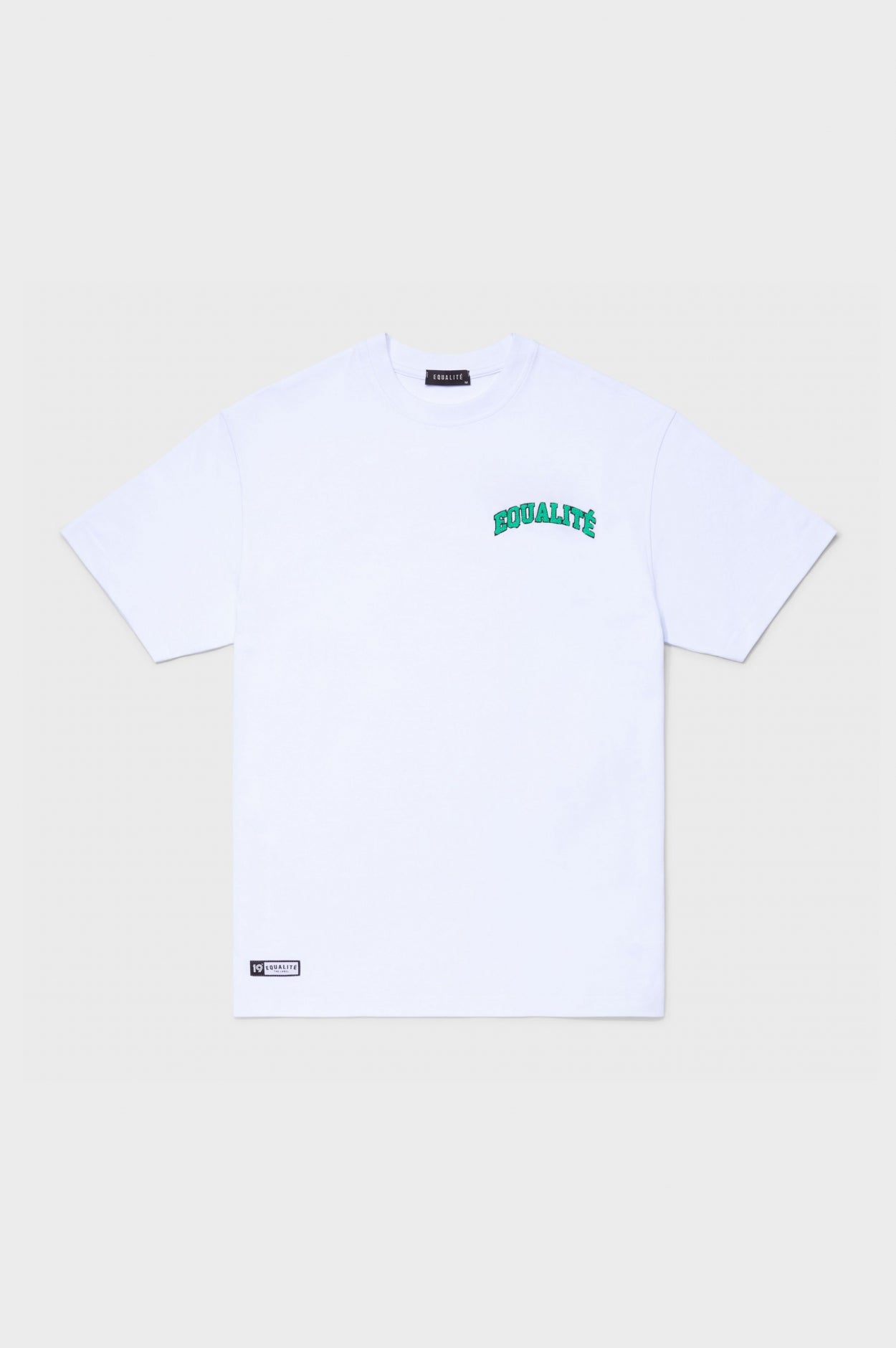 ZION OVERSIZED TEE | WHITE & GREEN