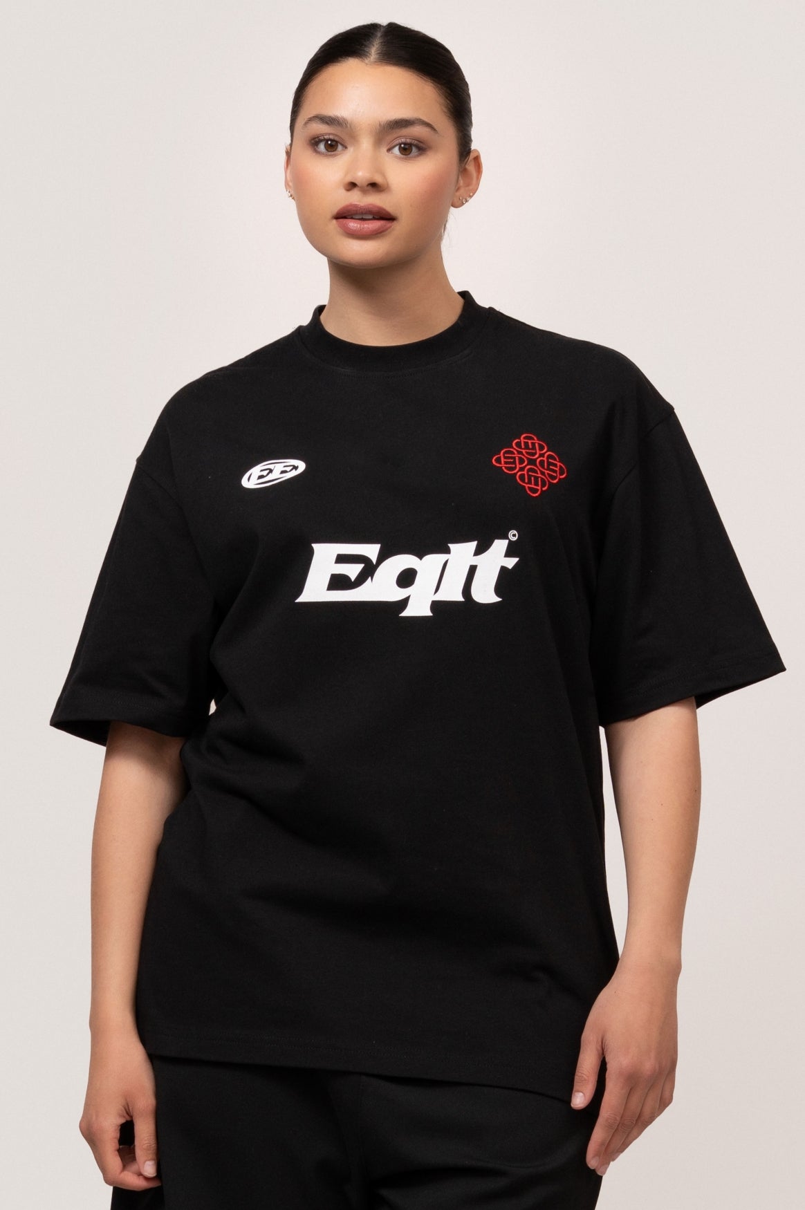 JERSEY BOXY TEE | BLACK
