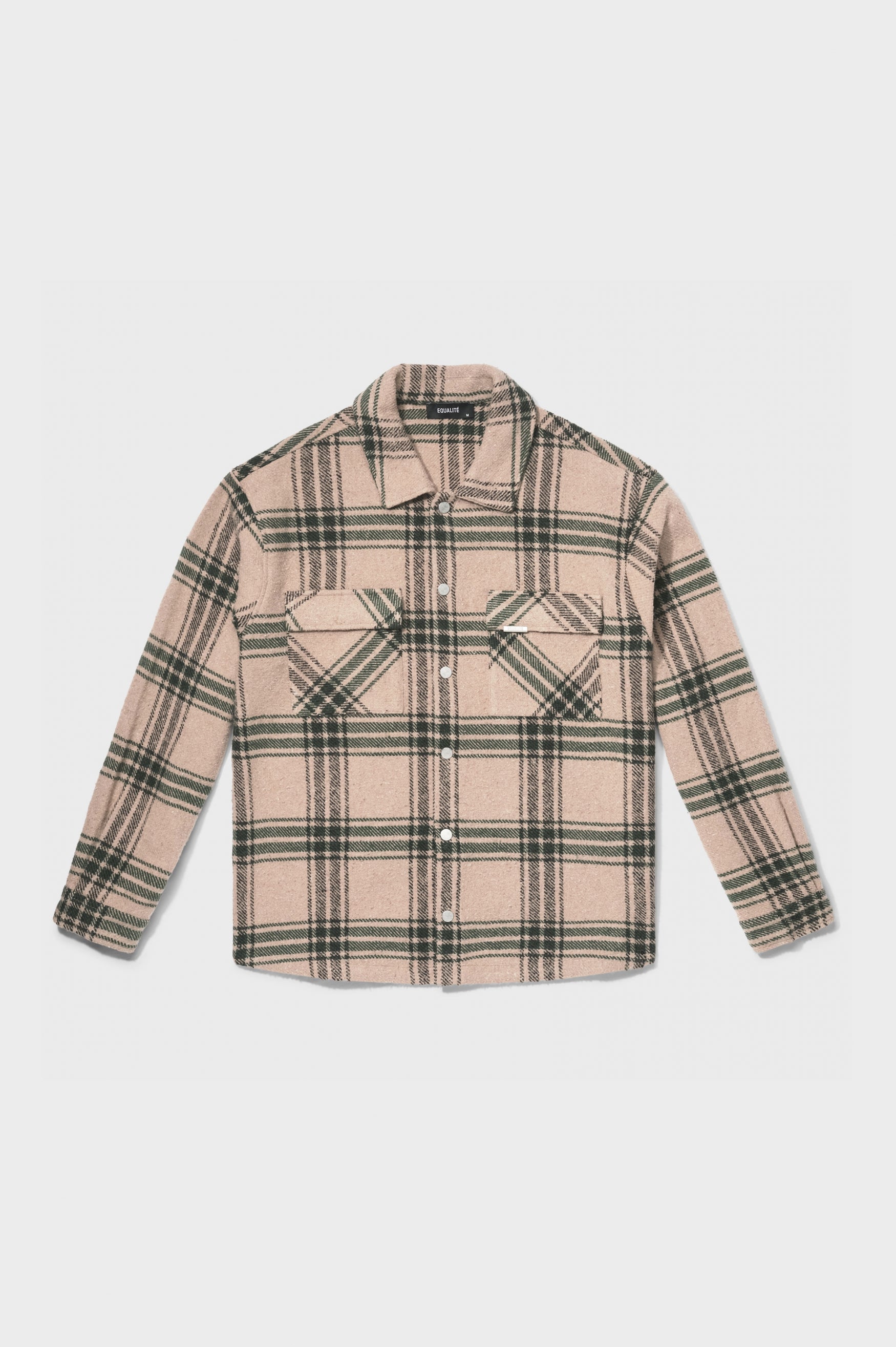 DAVID OVERSHIRT | CAMEL & GREEN