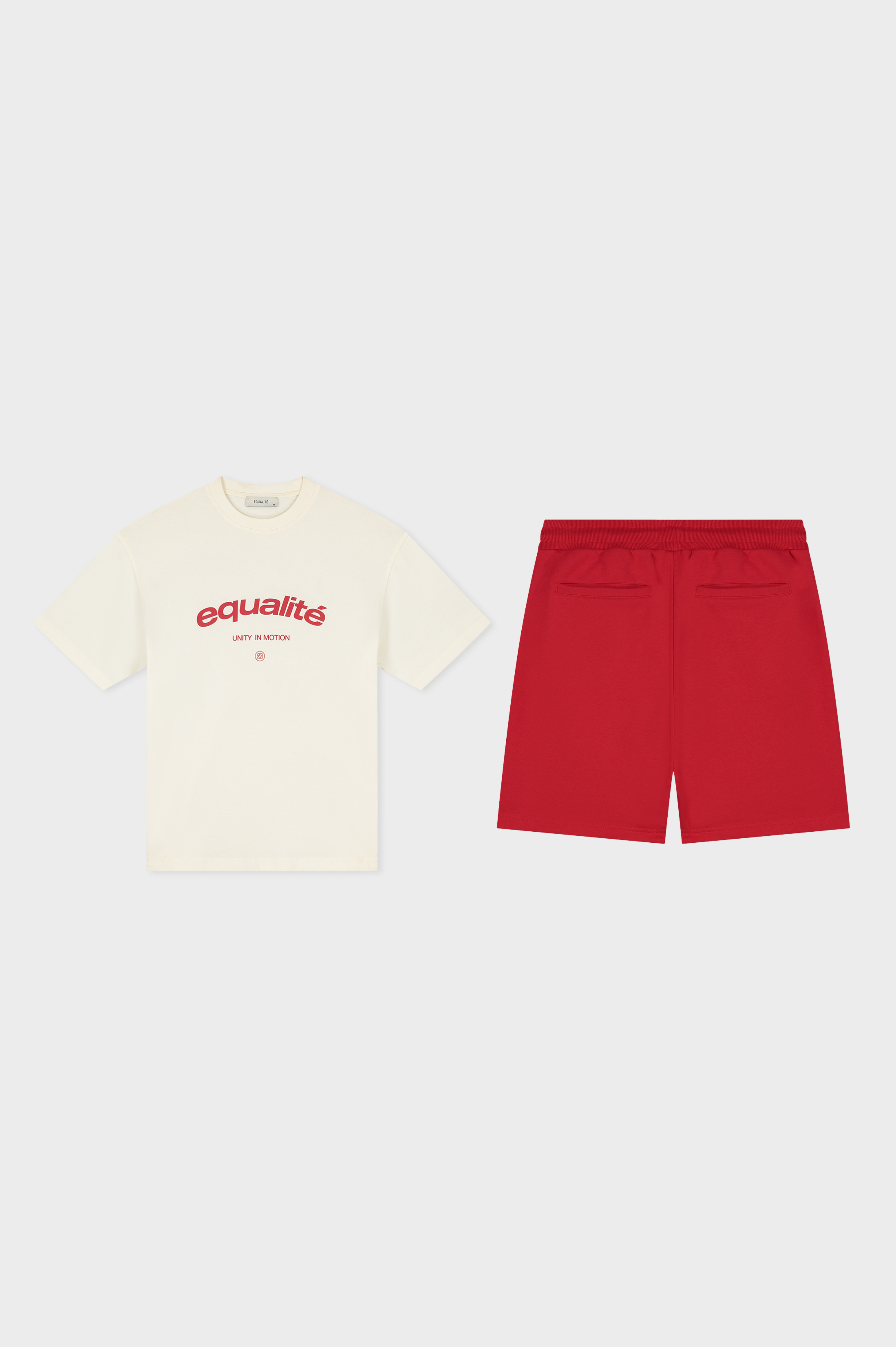 CELESTE SUMMER SET | OFF-WHITE & RED