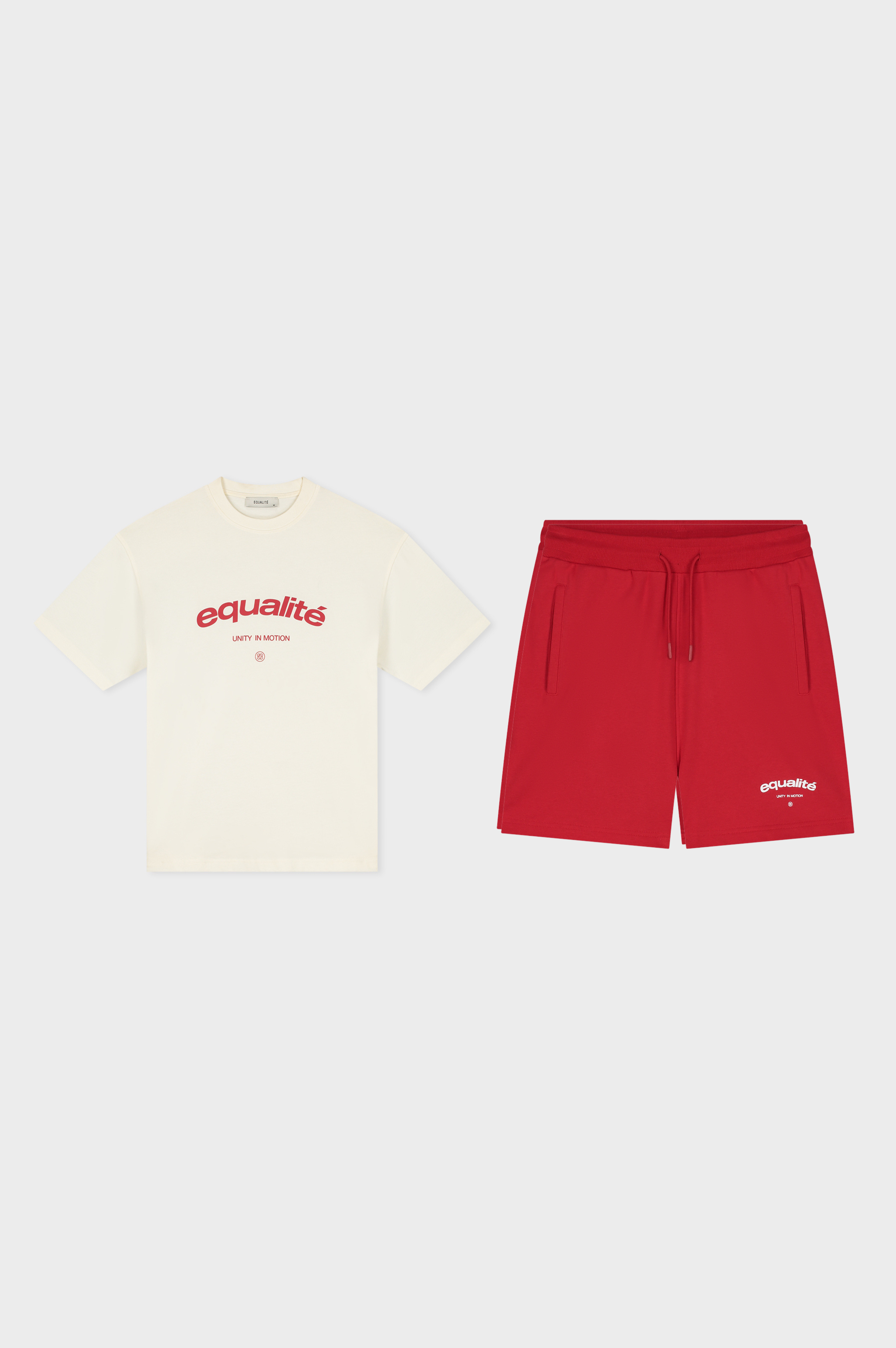 CELESTE SUMMER SET | OFF-WHITE & RED