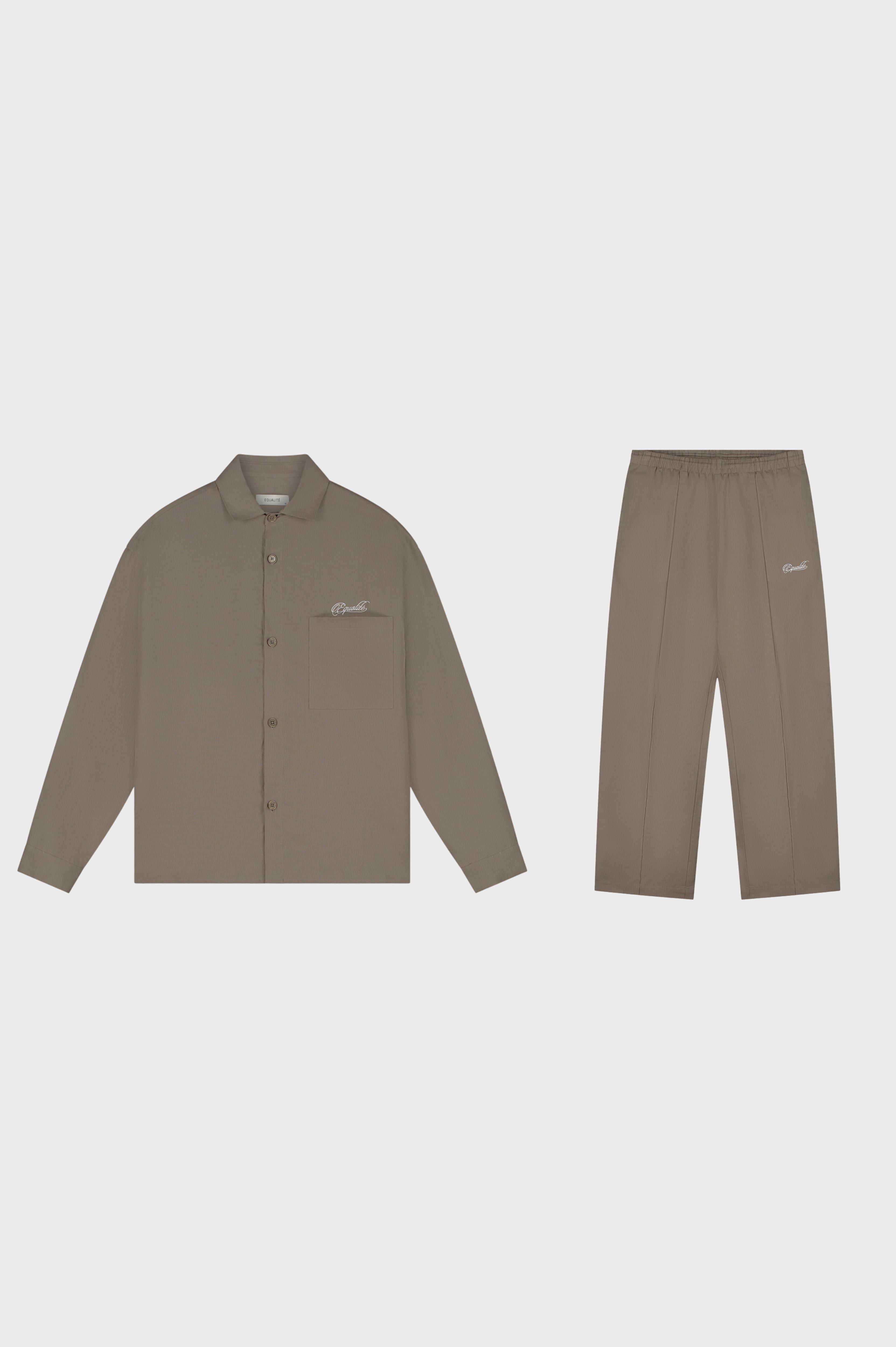 REMY LINEN SET | TAUPE