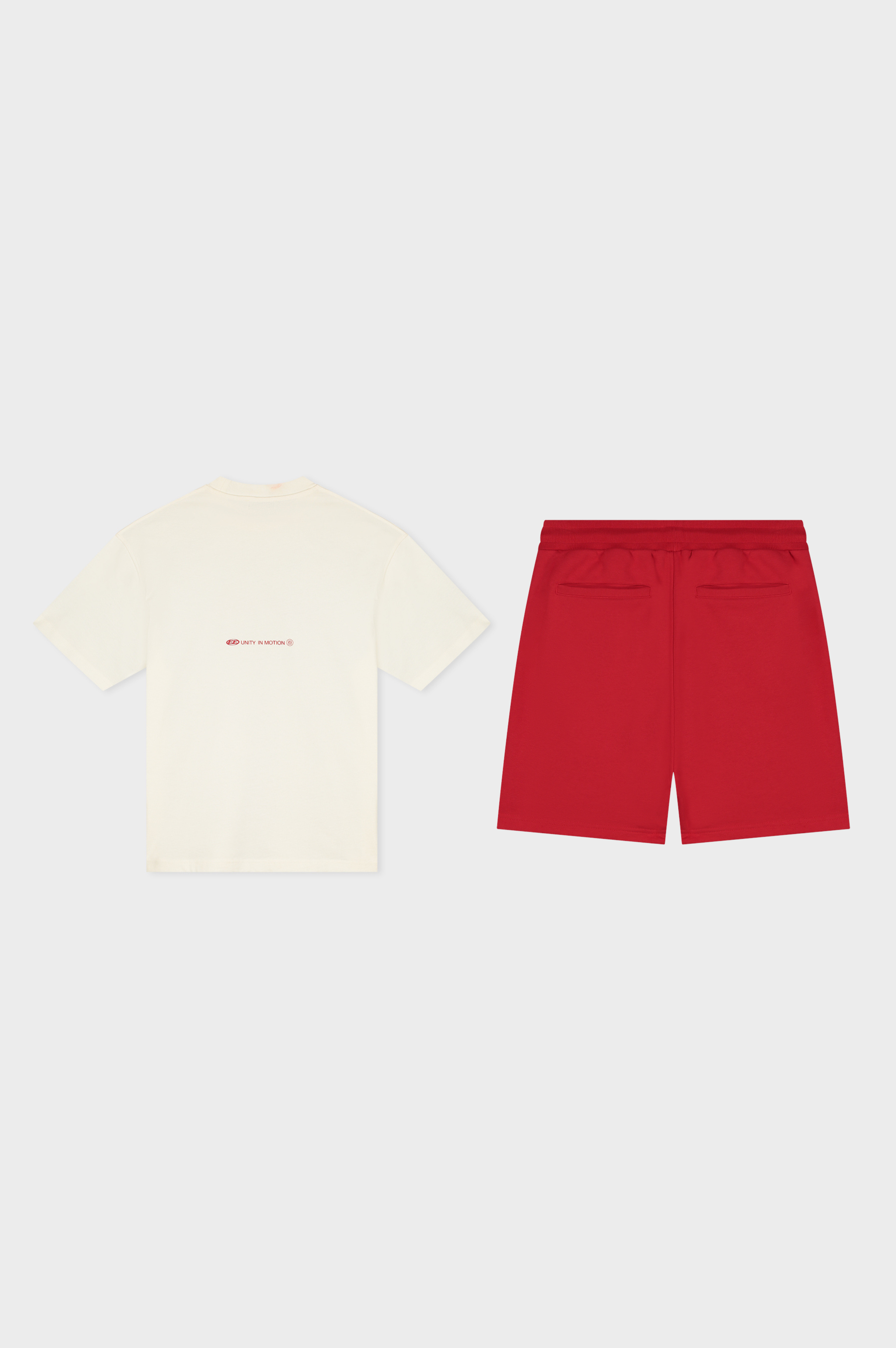 CELESTE SUMMER SET | OFF-WHITE & RED