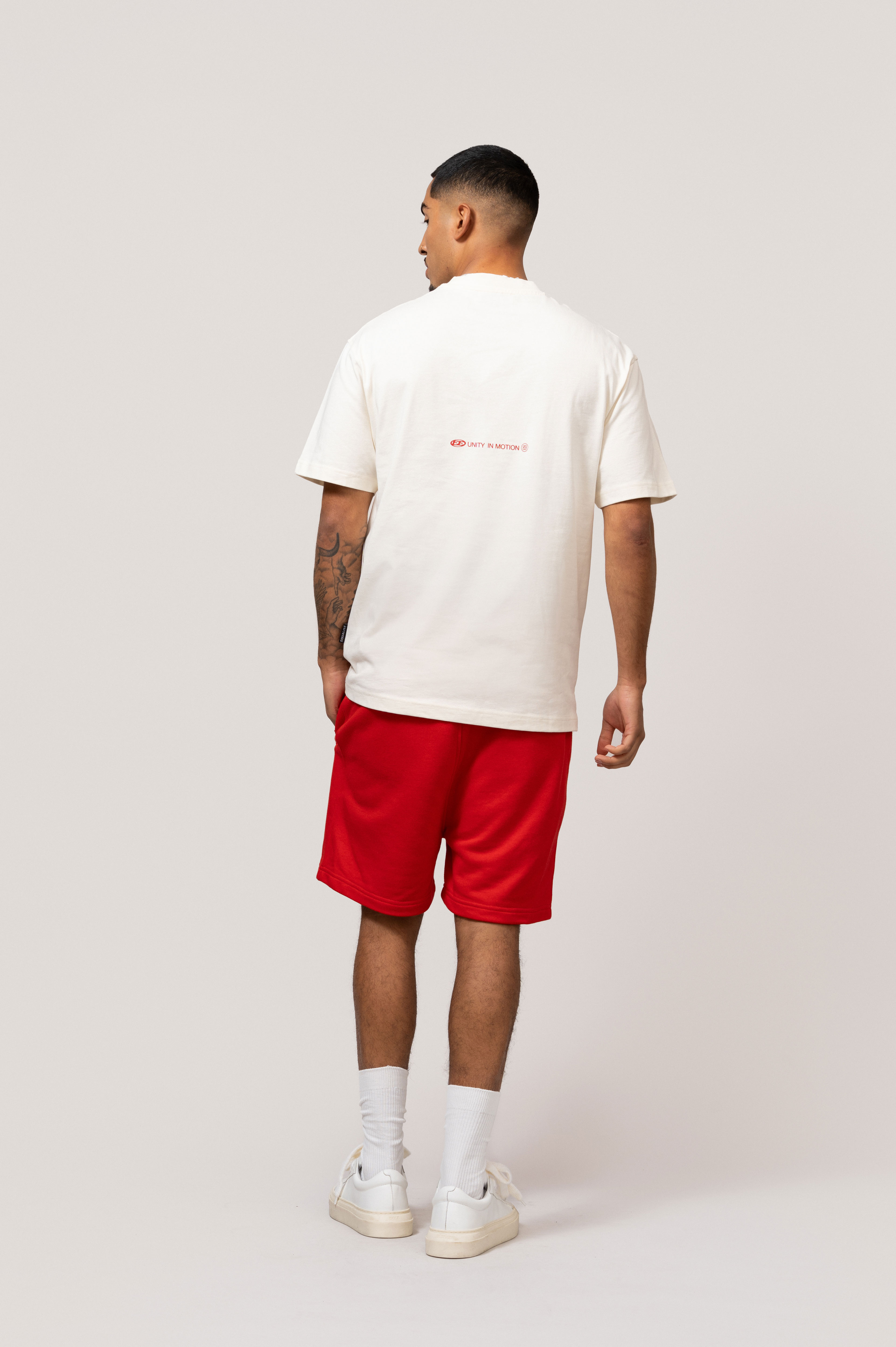 CELESTE SUMMER SET | OFF-WHITE & RED