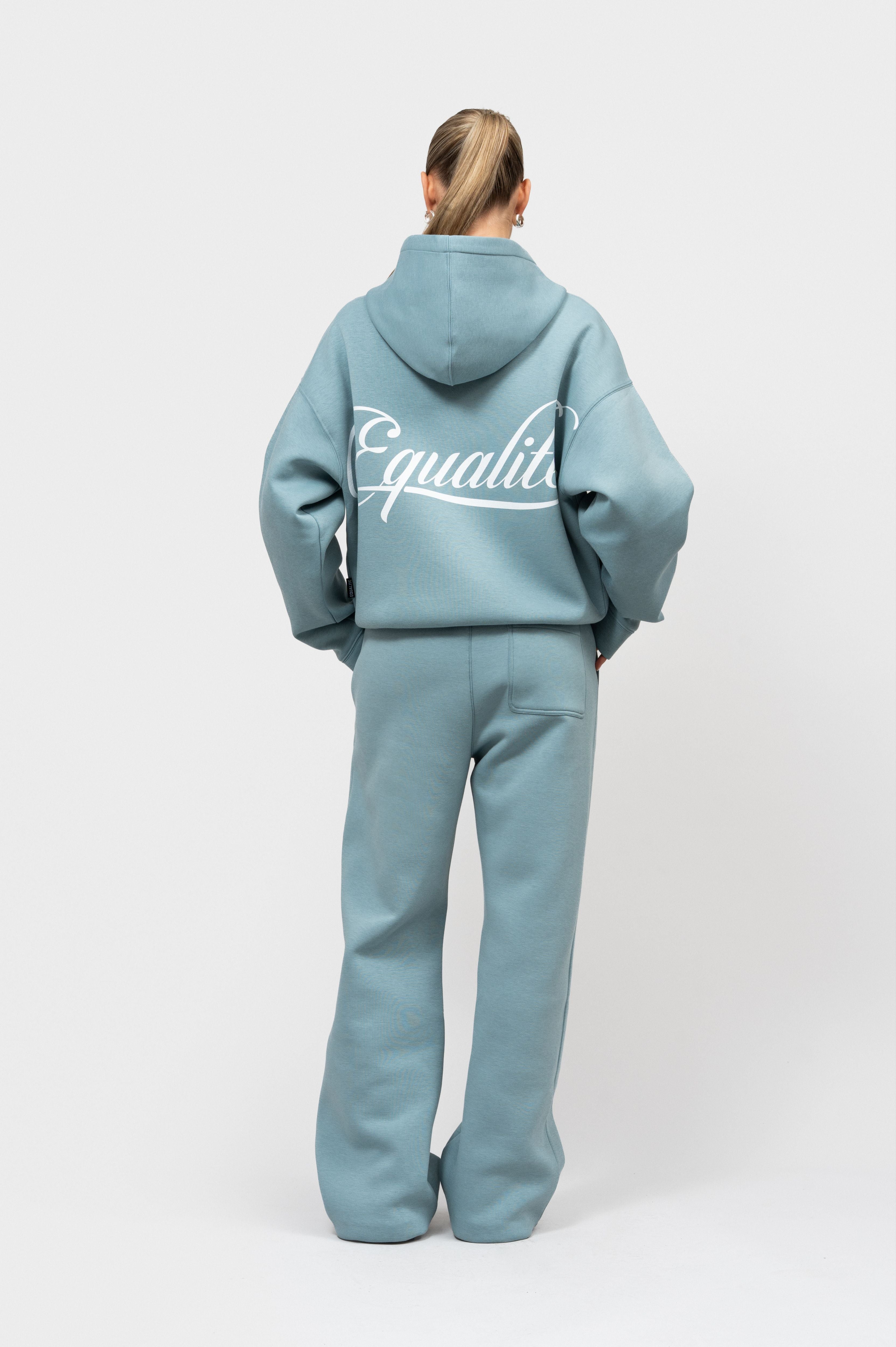 YUKI FULL ZIP JOGGER SET | WASHED LIGHT BLUE