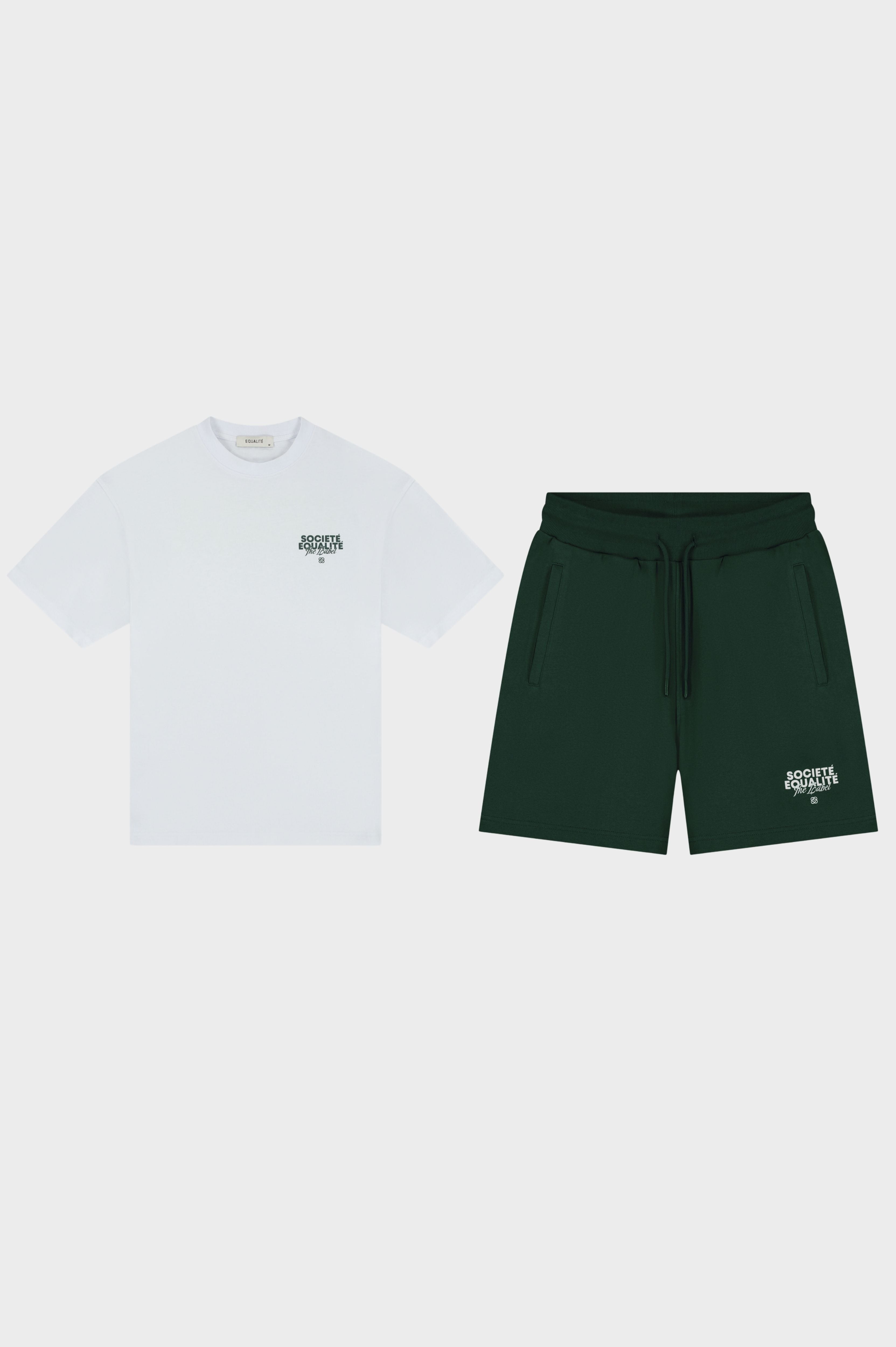 SOCIETÉ SUMMER SET | GREEN & WHITE