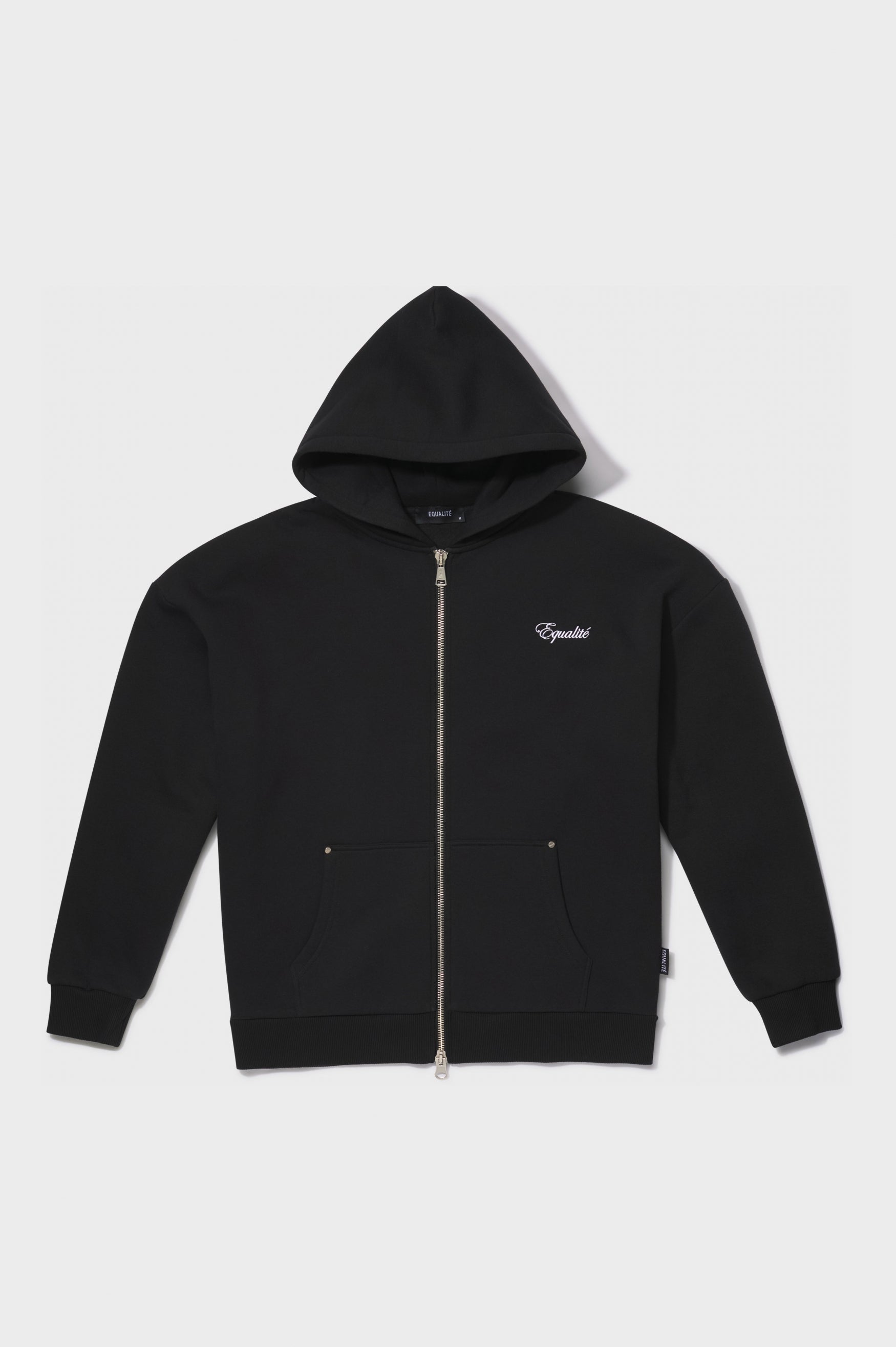 MITCH OVERSIZED FULL ZIP HOODIE | BLACK