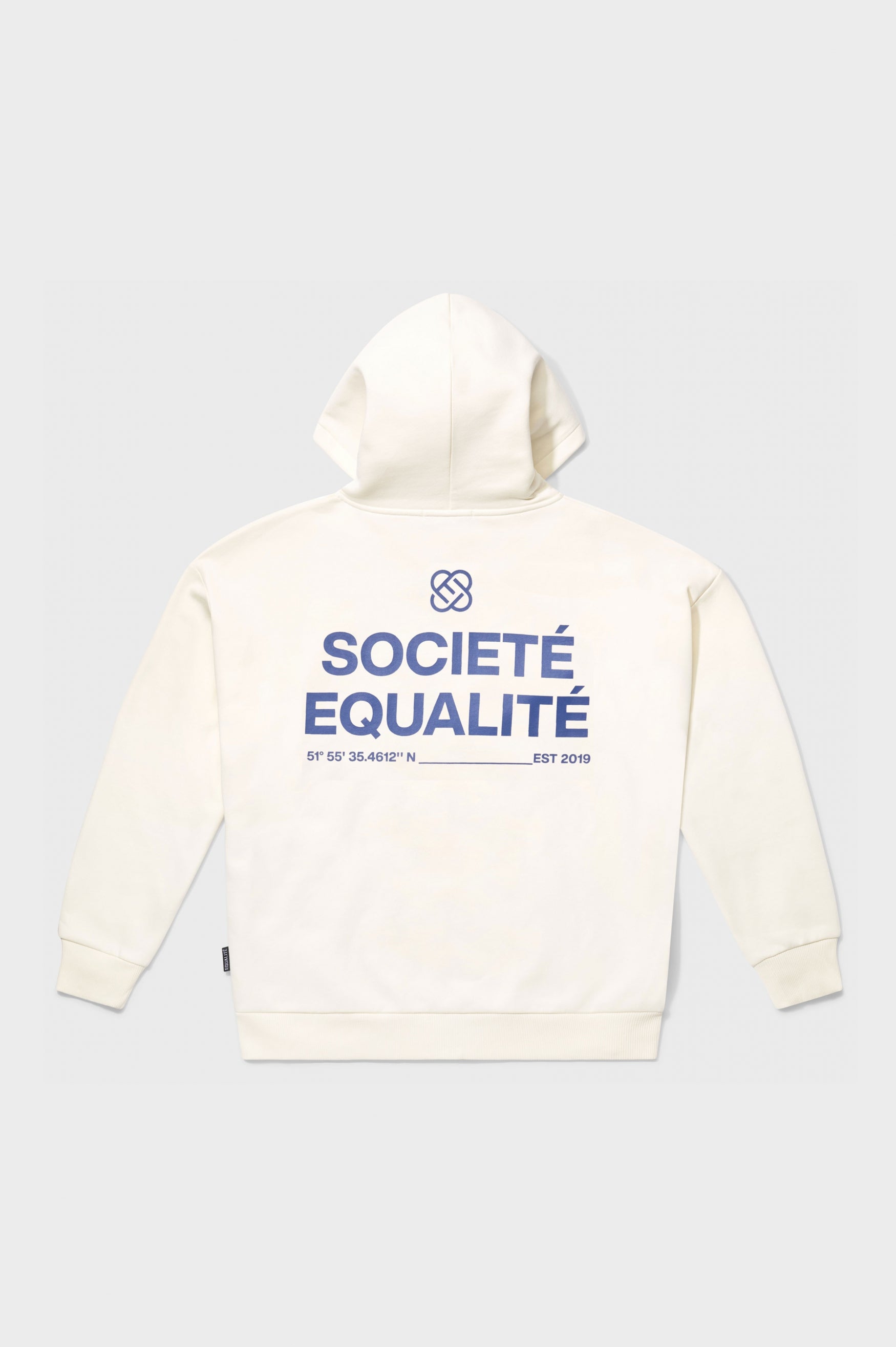 SOCIETÉ OVERSIZED FULL ZIP HOODIE | OFF-WHITE