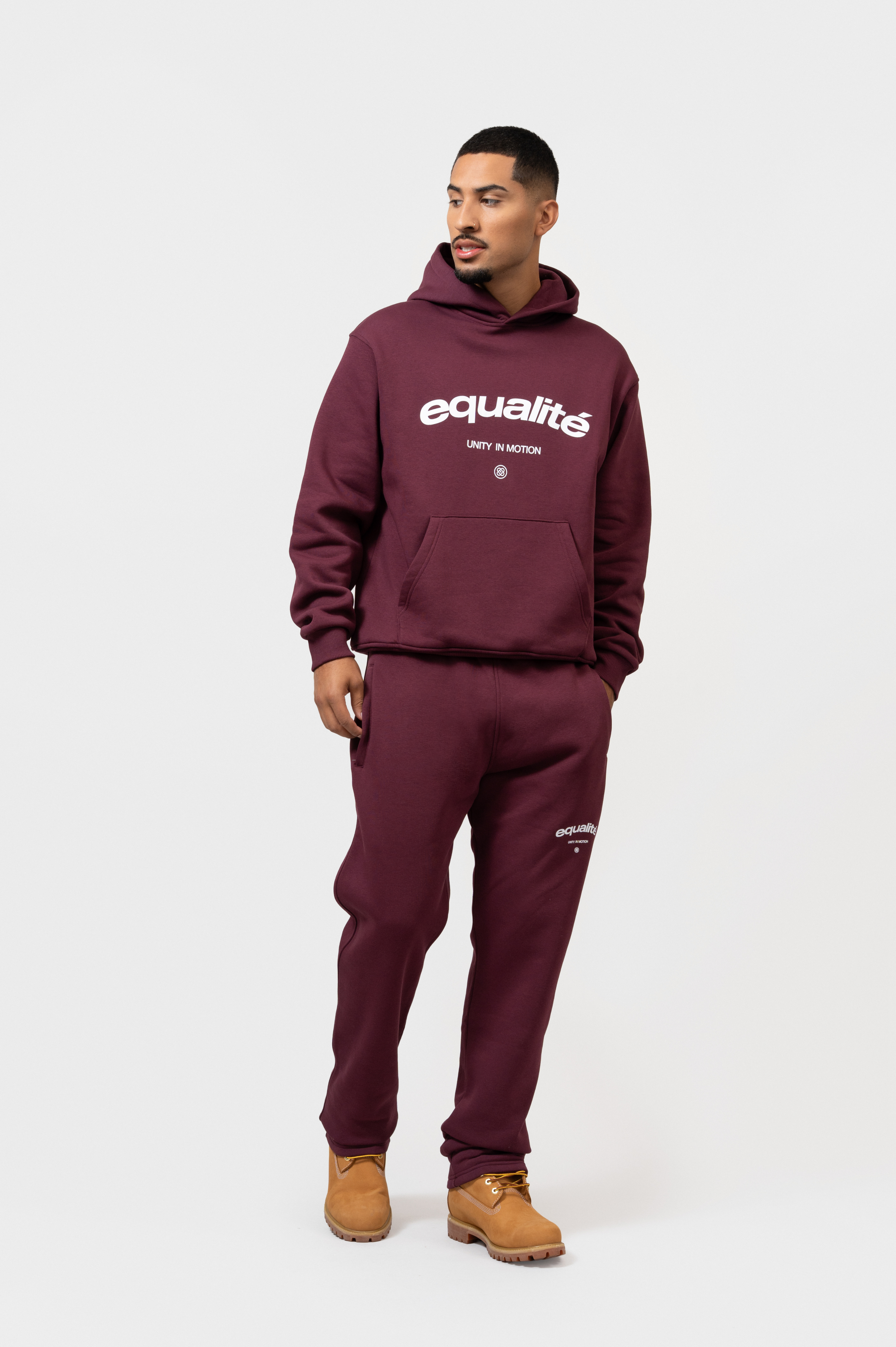 CELESTE JOGGER SET | AUBERGINE