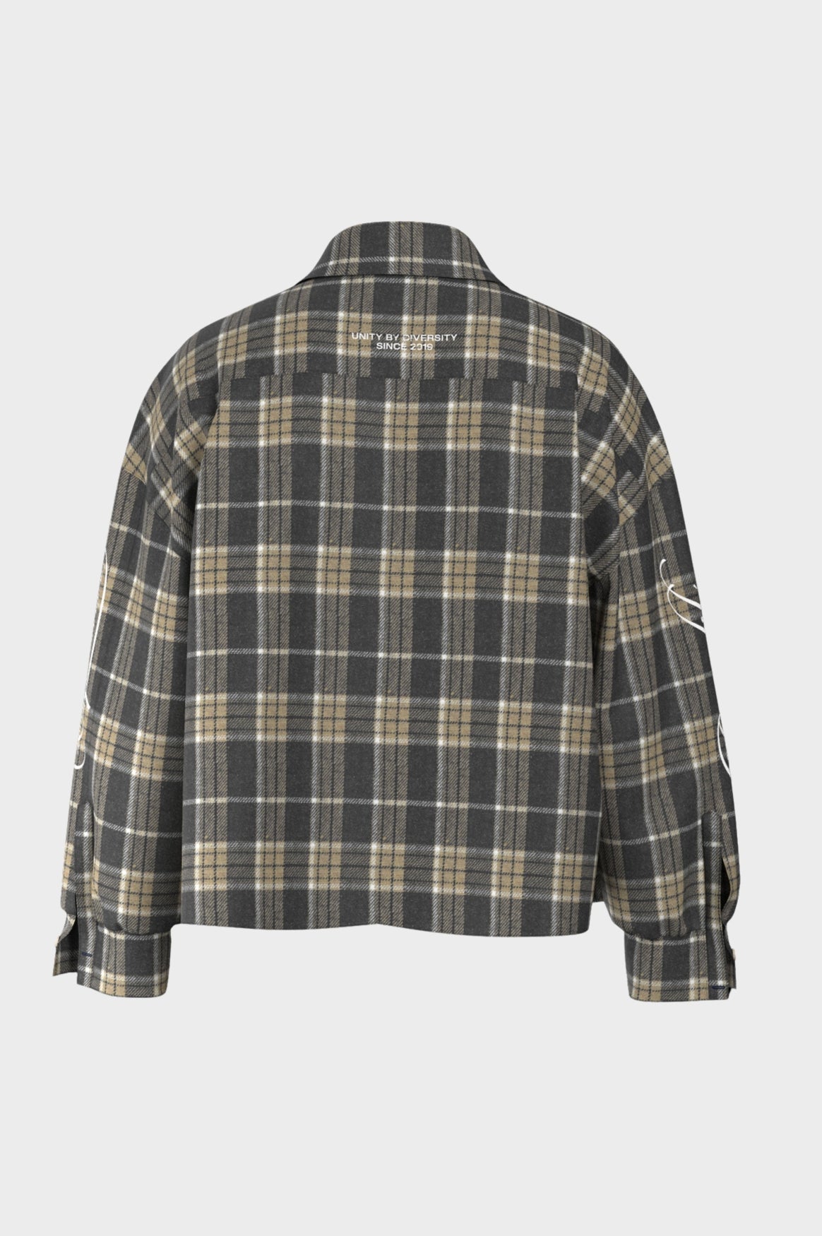 FLANNEL SHIRT | ARMY & TAUPE