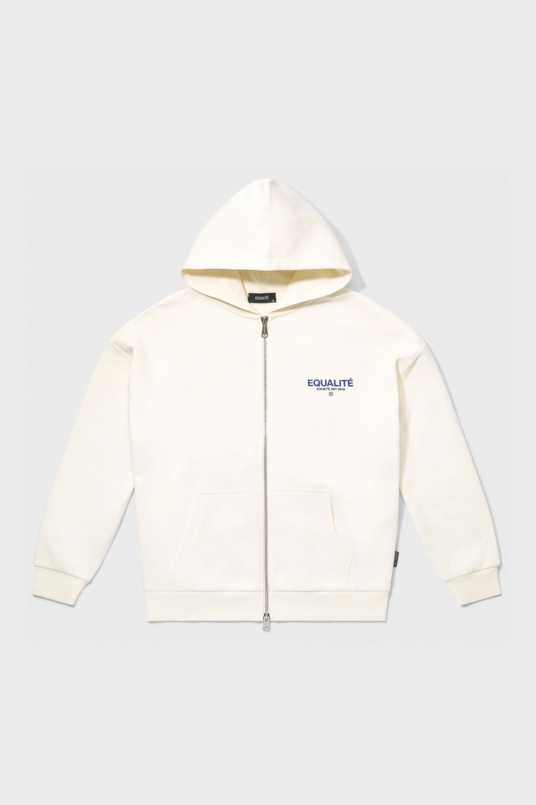 SOCIETÉ OVERSIZED FULL ZIP HOODIE | OFF WHITE