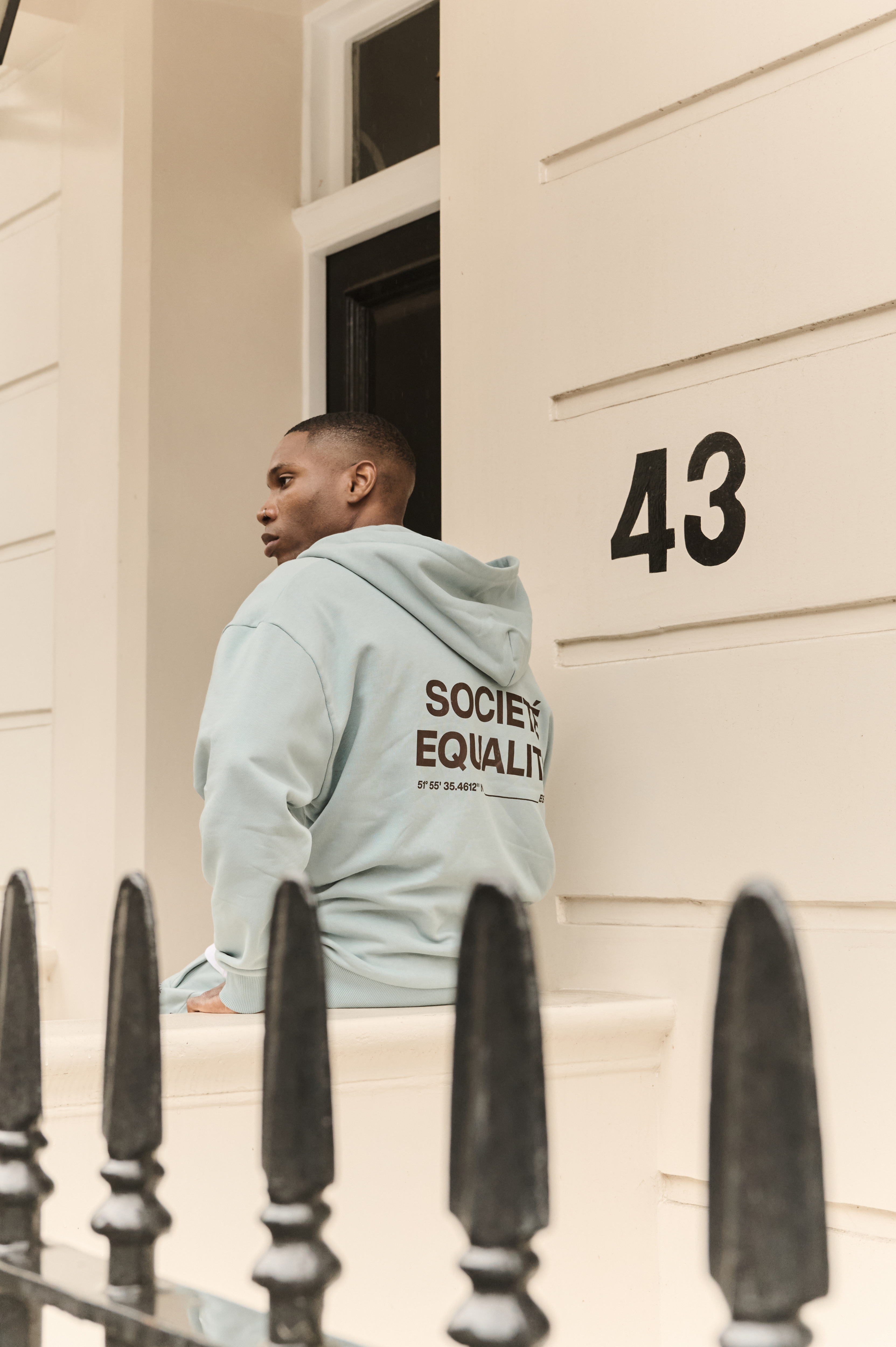 SOCIETÉ JOGGER SET LIGHT BLUE