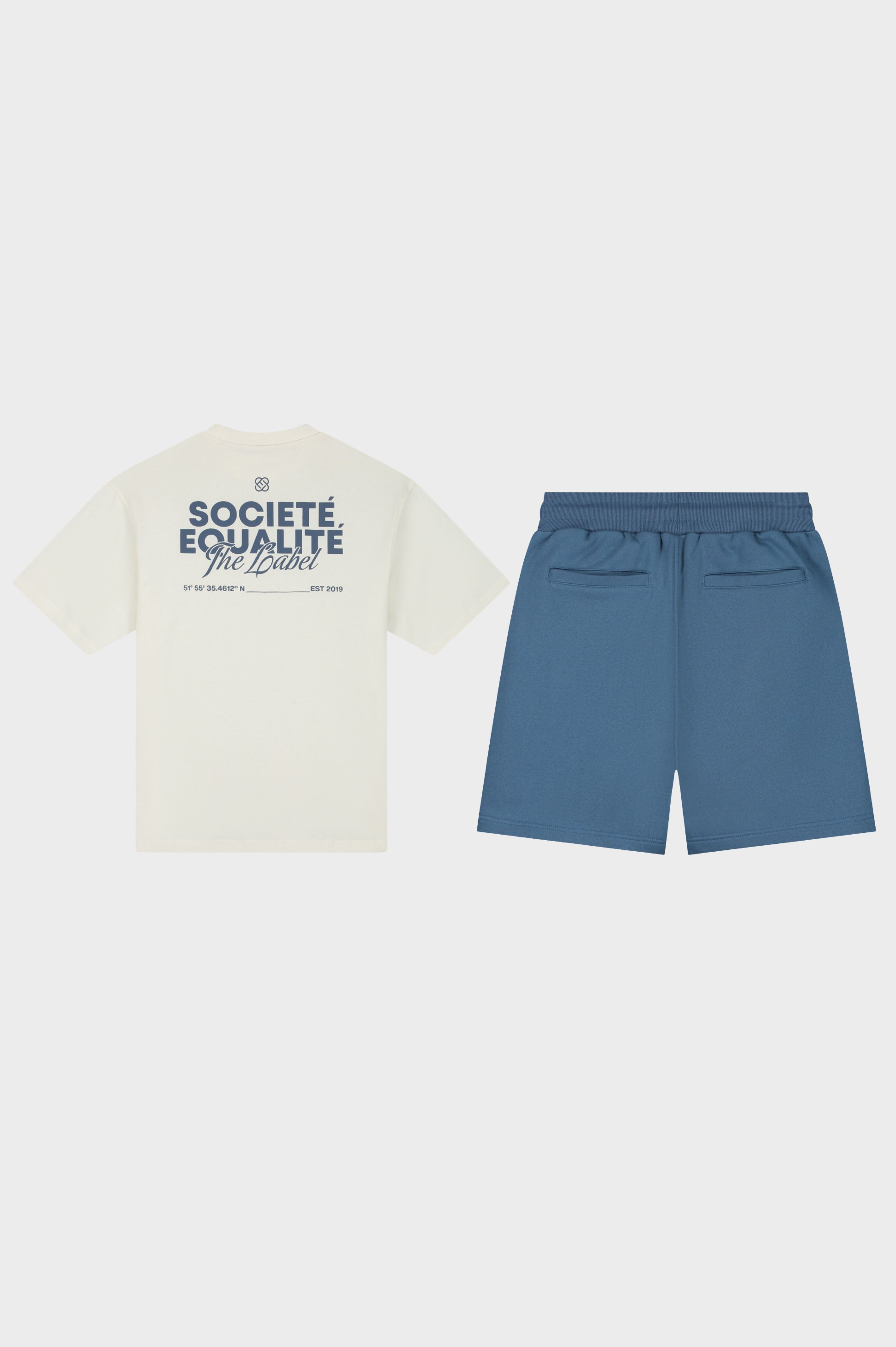 SOCIETÉ SUMMER SET | NAVY & OFF-WHITE