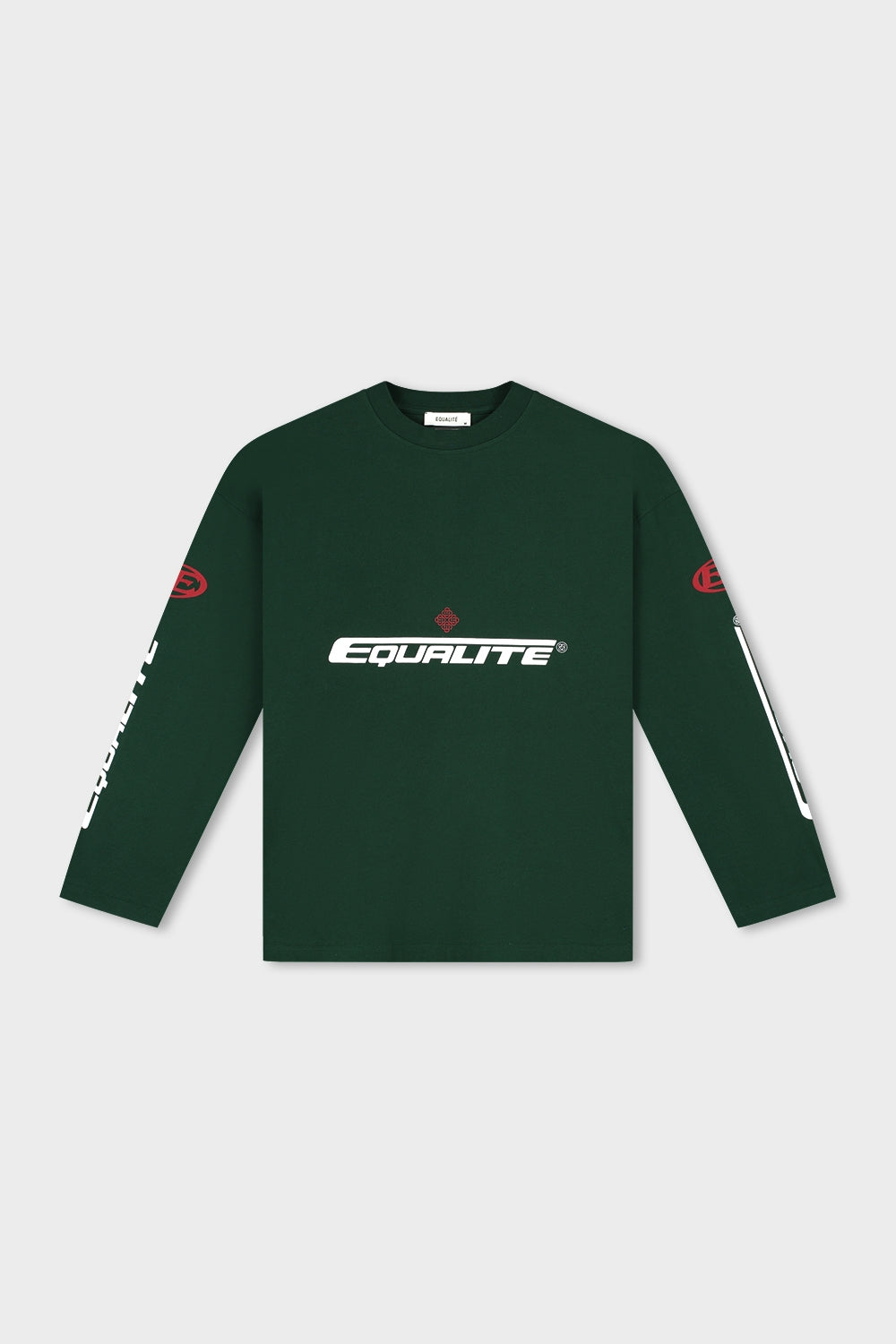 ADRENALINE LONGSLEEVE TEE | GREEN & RED