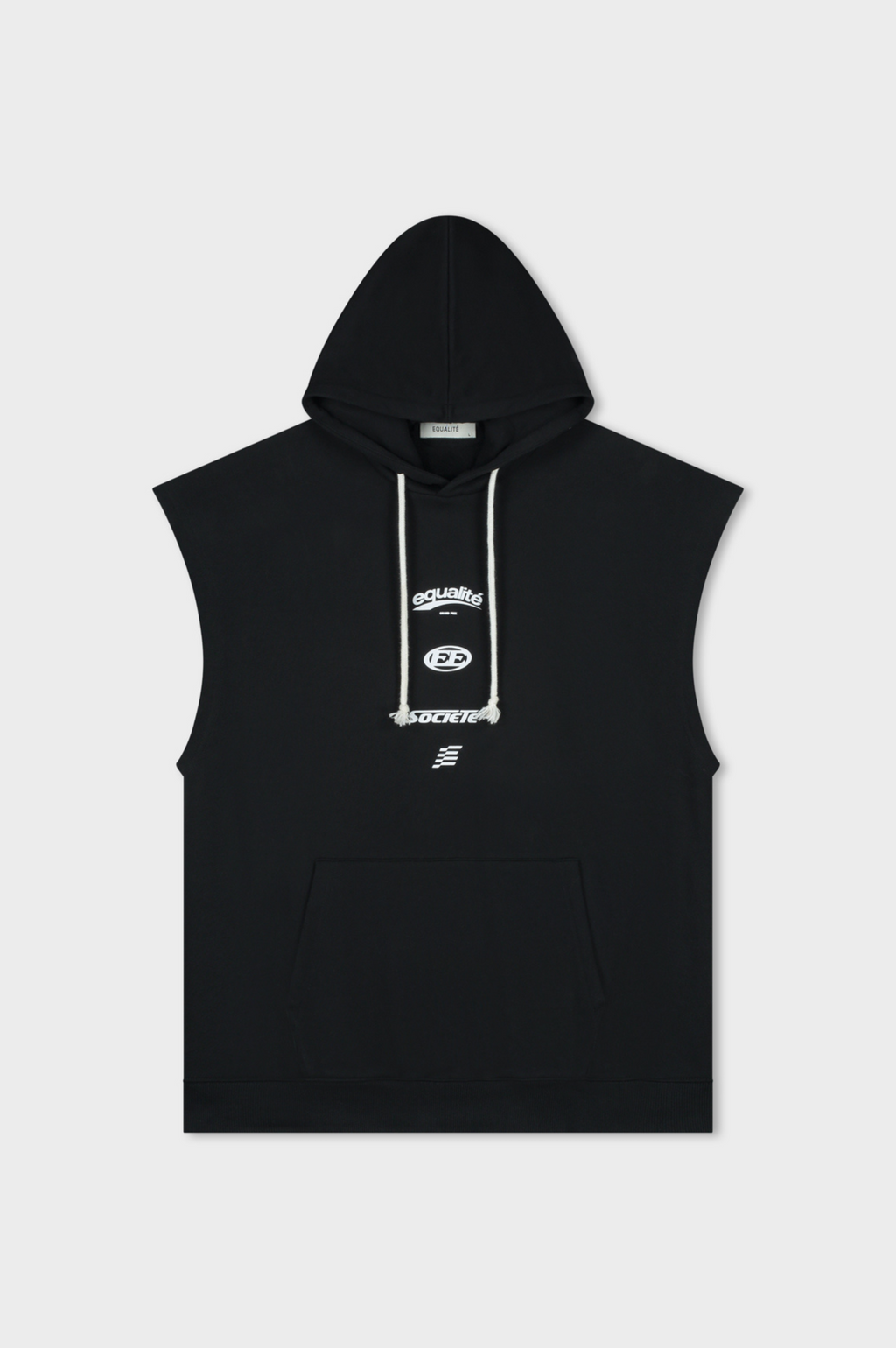 ADRIEN TANK HOODIE | BLACK - Equalité