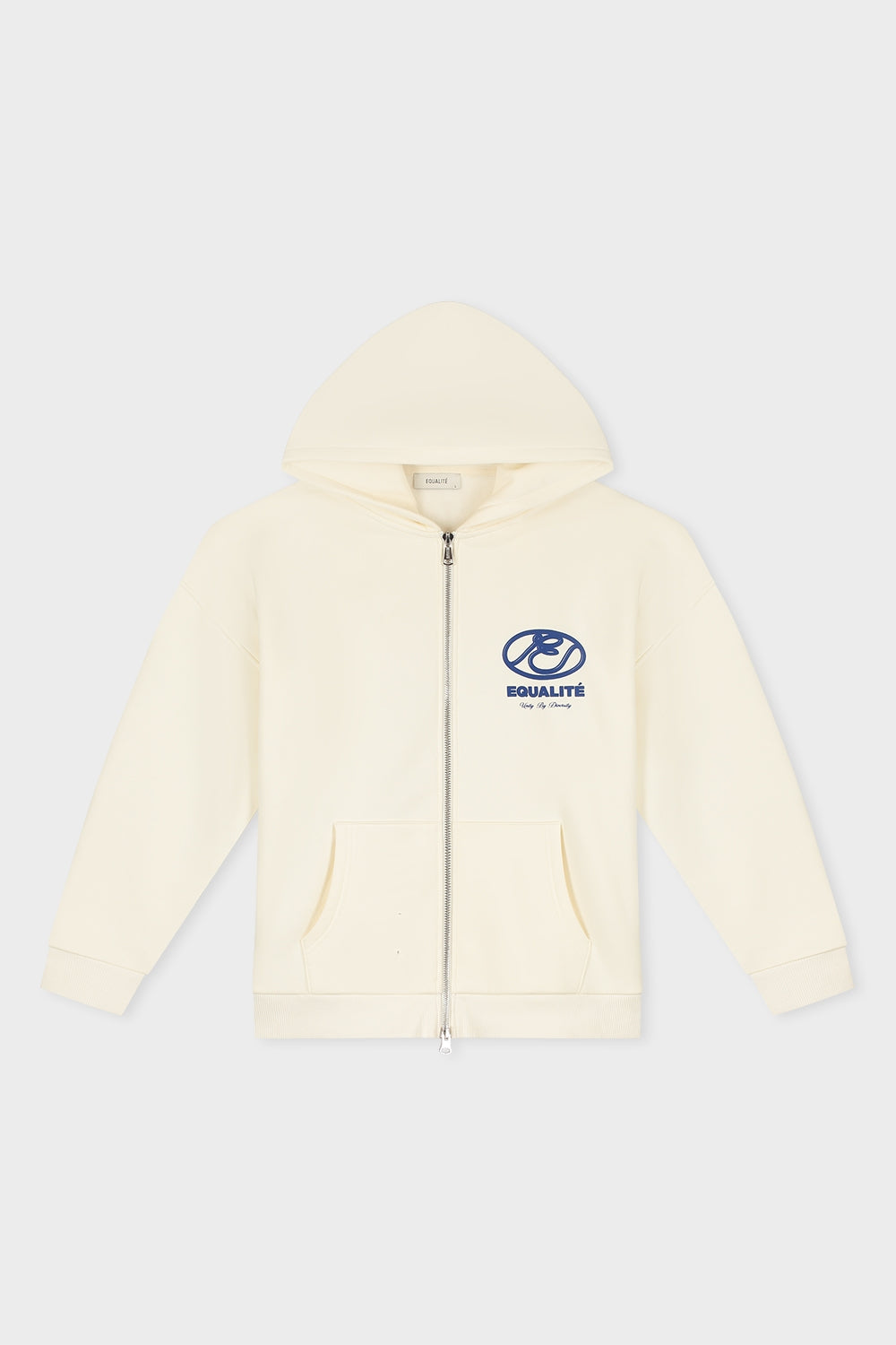 ARID OVERSIZED FULL ZIP HOODIE | OFF-WHITE