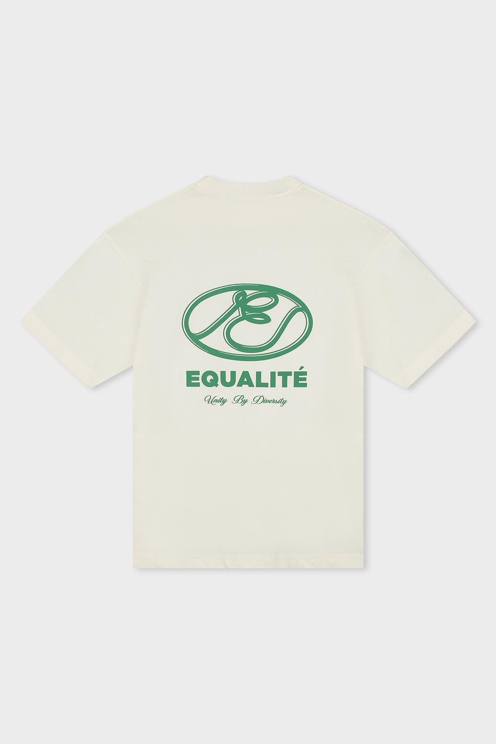 ARID OVERSIZED TEE | OFF-WHITE & FOREST GREEN