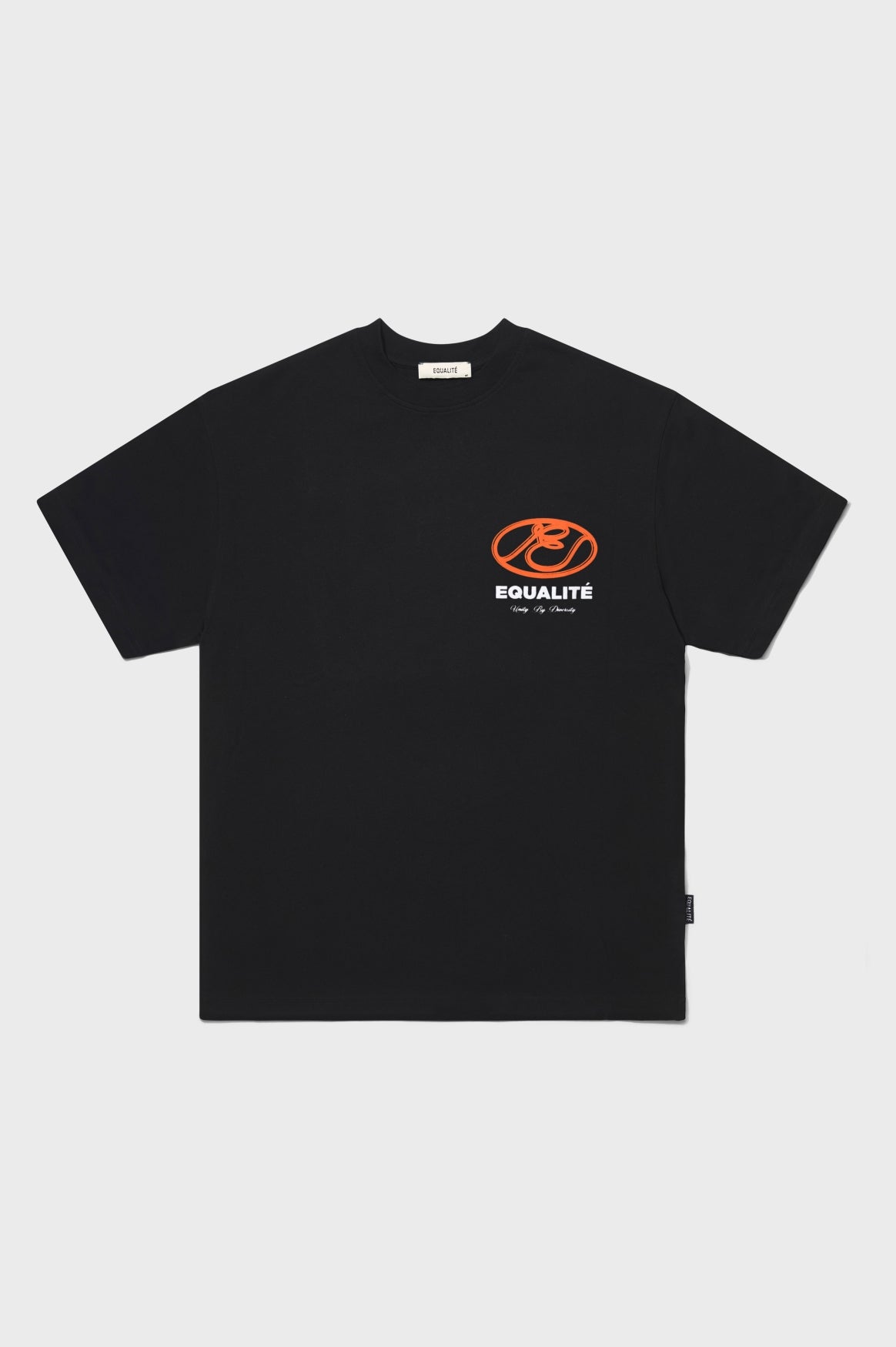 ARID OVERSIZED TEE | BLACK & ORANGE