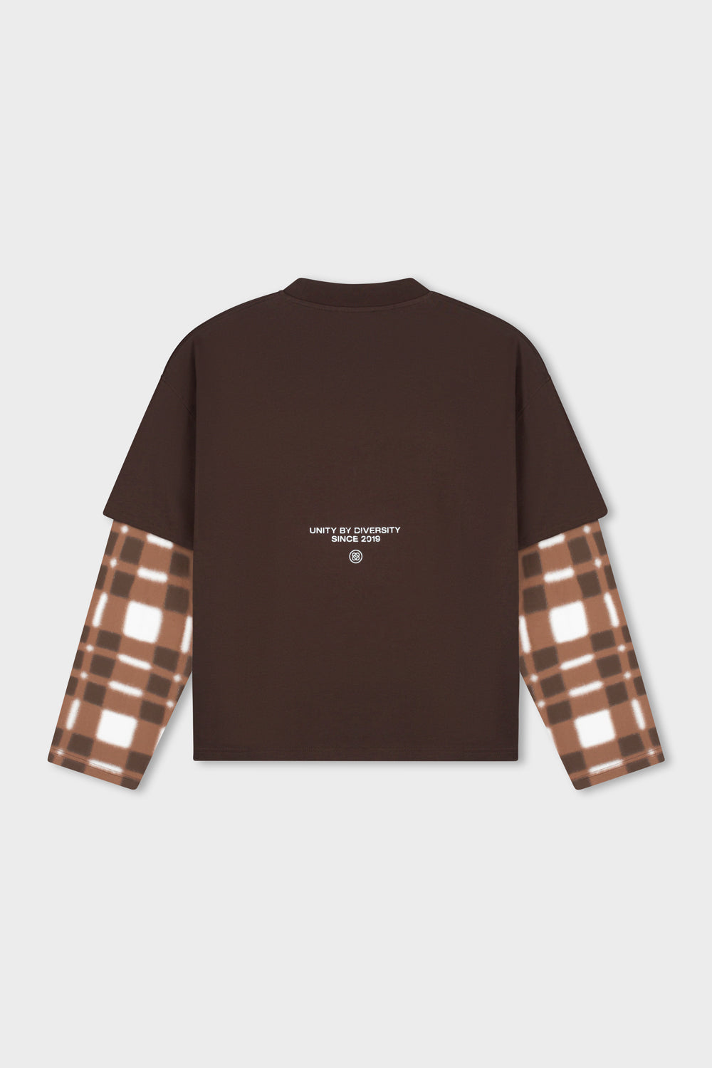 BENNI DOUBLE LAYER LONGSLEEVE TEE | BROWN