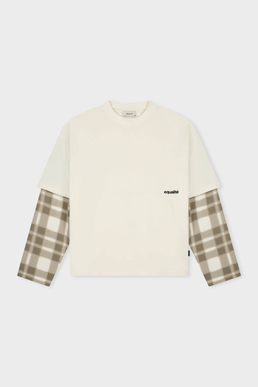 BENNI DOUBLE LAYER LONGSLEEVE TEE | OFF-WHITE