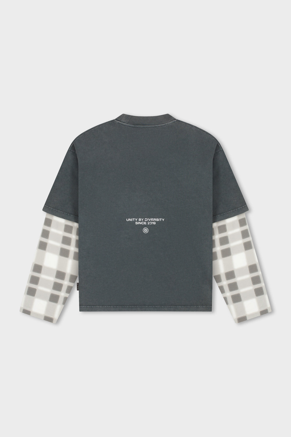 BENNI DOUBLE LAYER LONGSLEEVE TEE | WASHED GREY