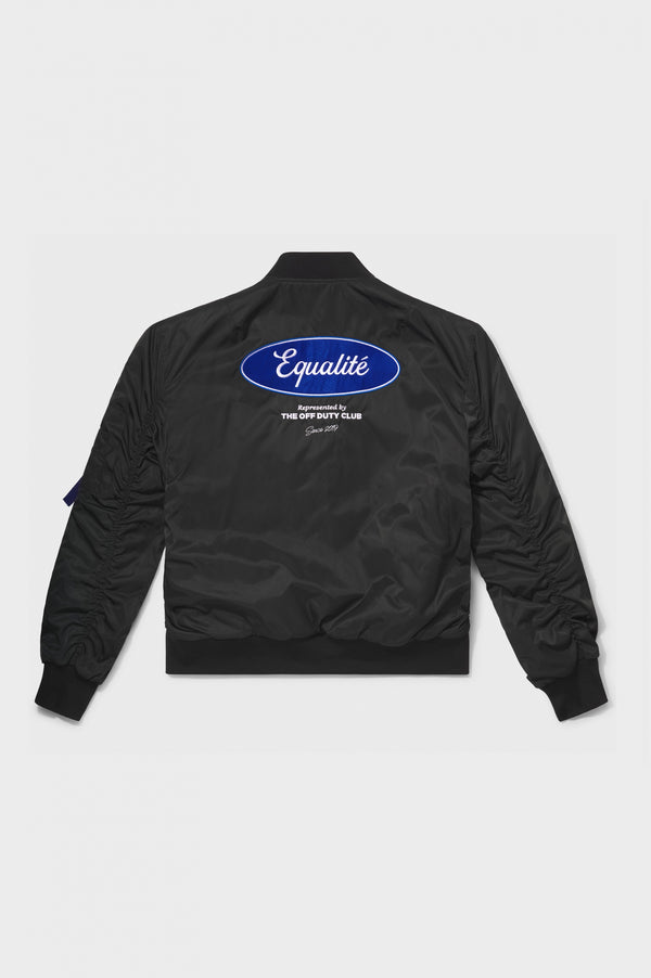 BOMBER JACKET BLACK - Equalité