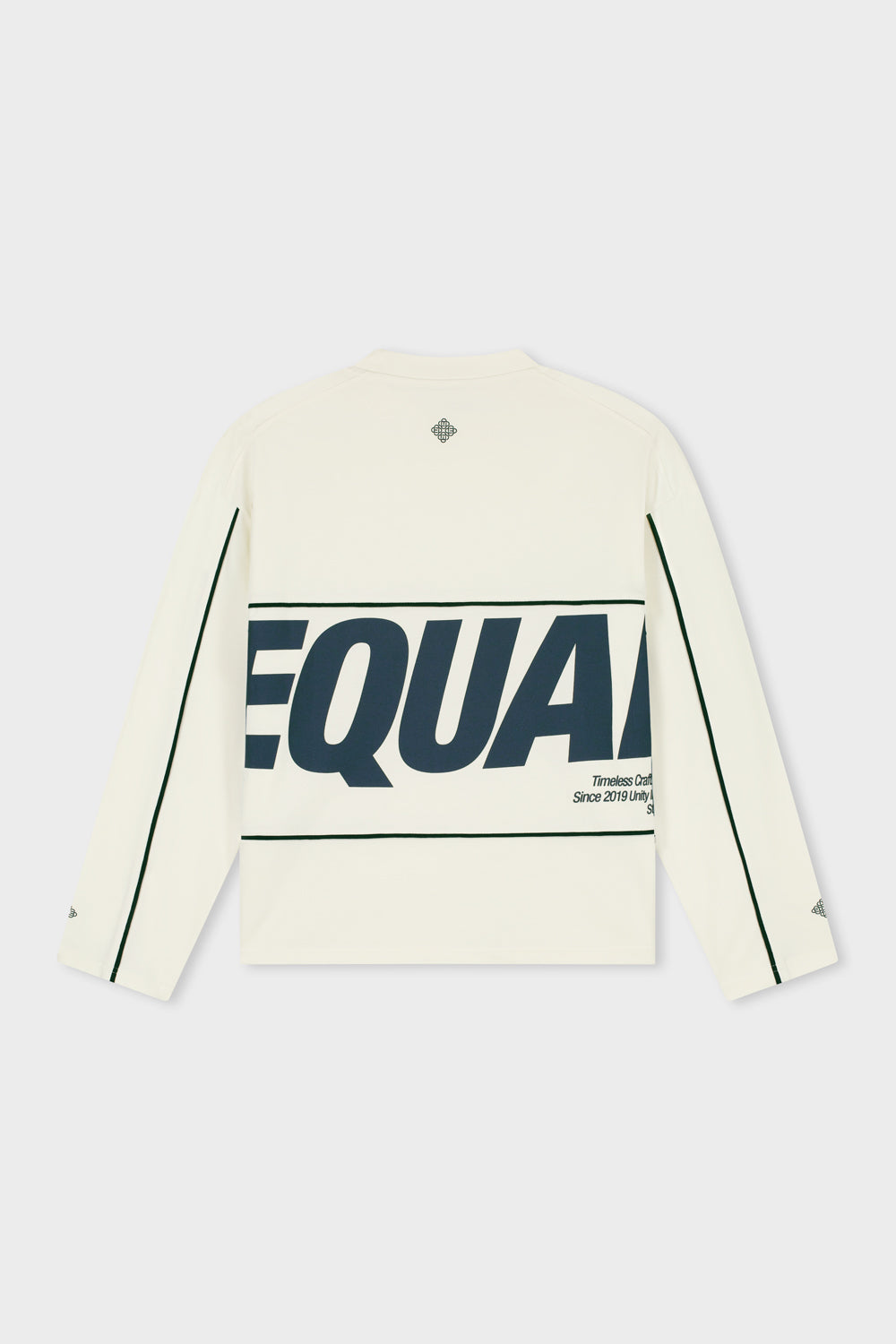 BRUNO LINE LONGSLEEVE TEE | OFF-WHITE & NAVY
