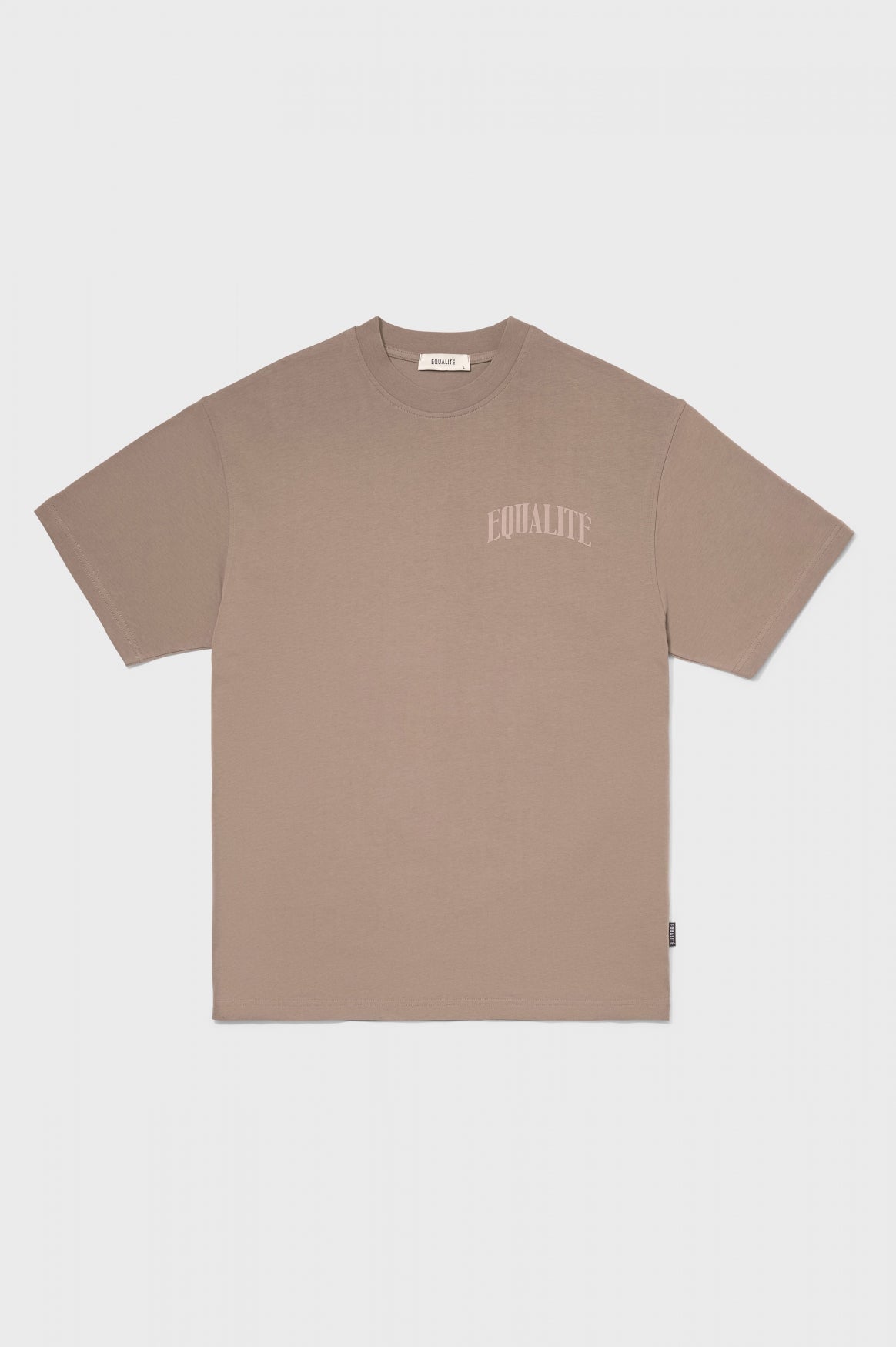 OLIVER OVERSIZED TEE | TAUPE & TAUPE