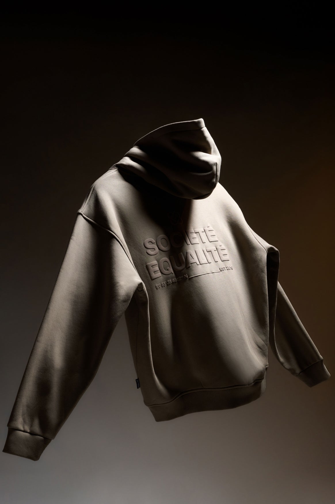 <tc>SOCIETÉ FULL ZIP HOODIE | TAUPE & TAUPE</tc>