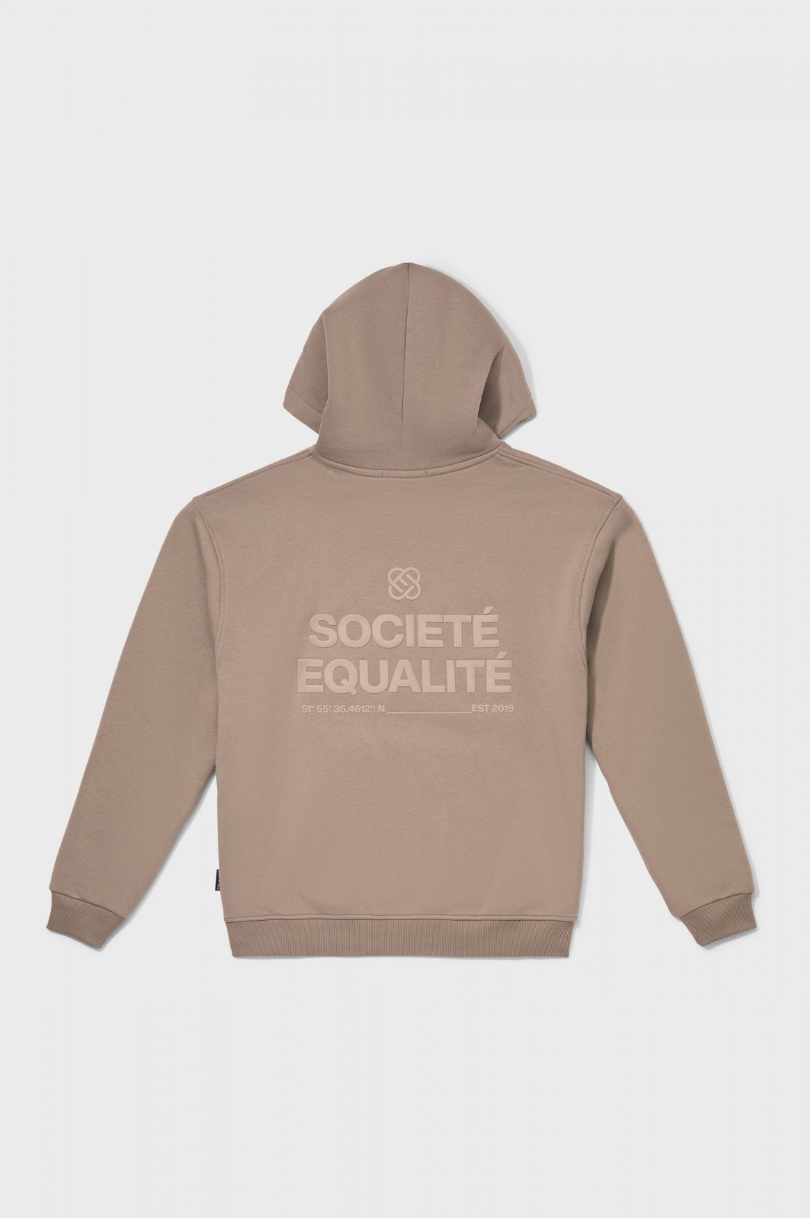 <tc>SOCIETÉ FULL ZIP HOODIE | TAUPE & TAUPE</tc>